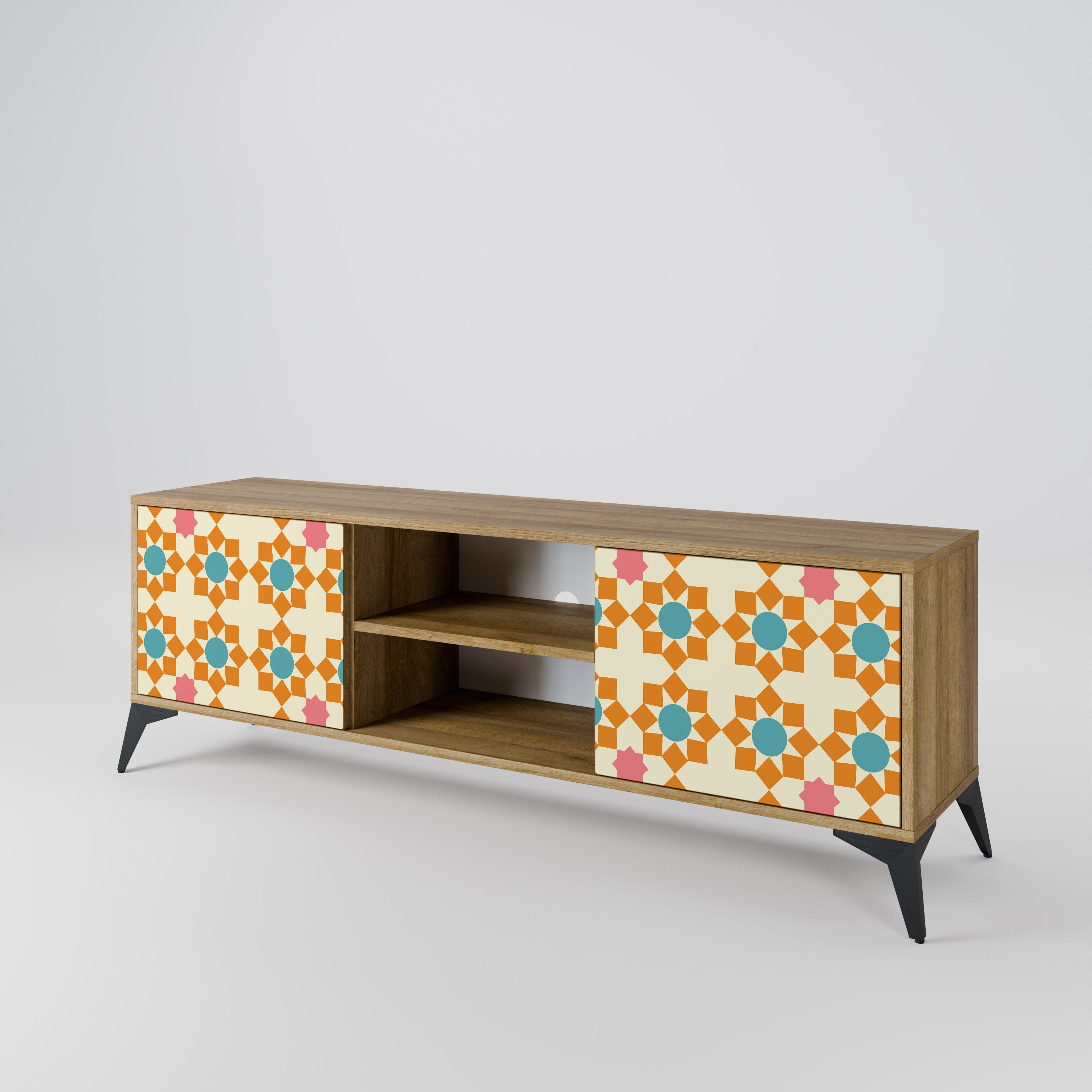 FLORAL DECOR Szafka RTV 2-drzwiowa