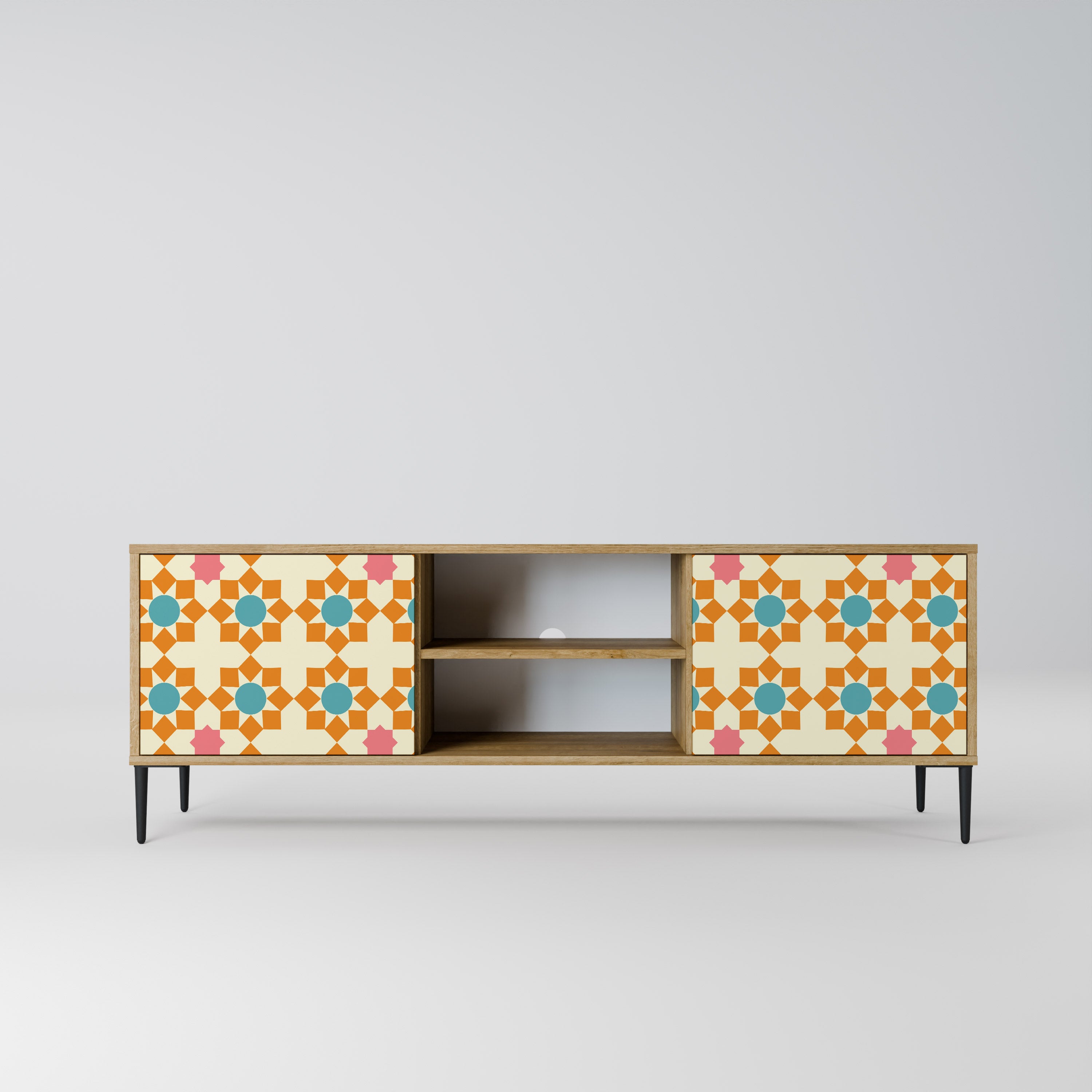 FLORAL DECOR Szafka RTV 2-drzwiowa