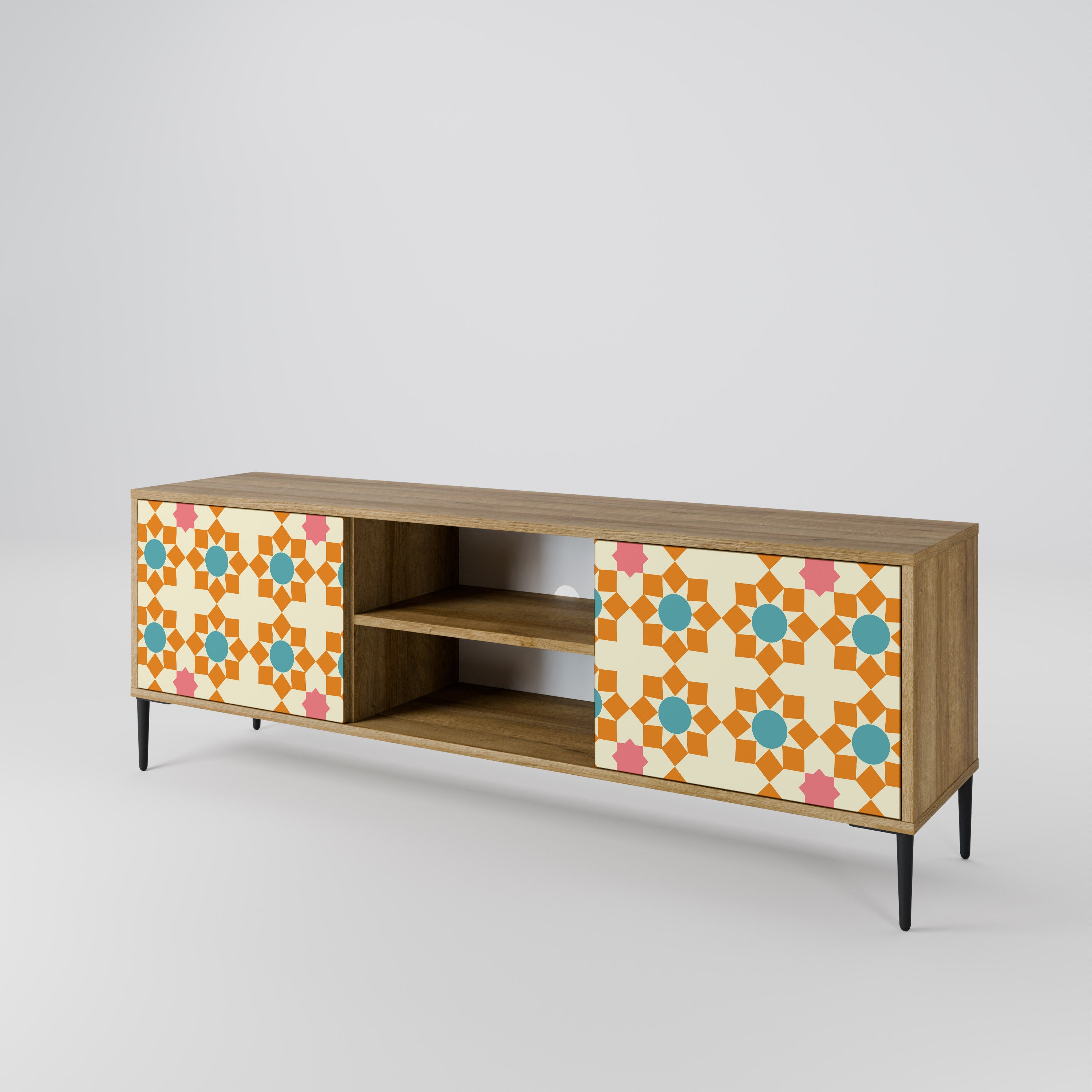 FLORAL DECOR Szafka RTV 2-drzwiowa