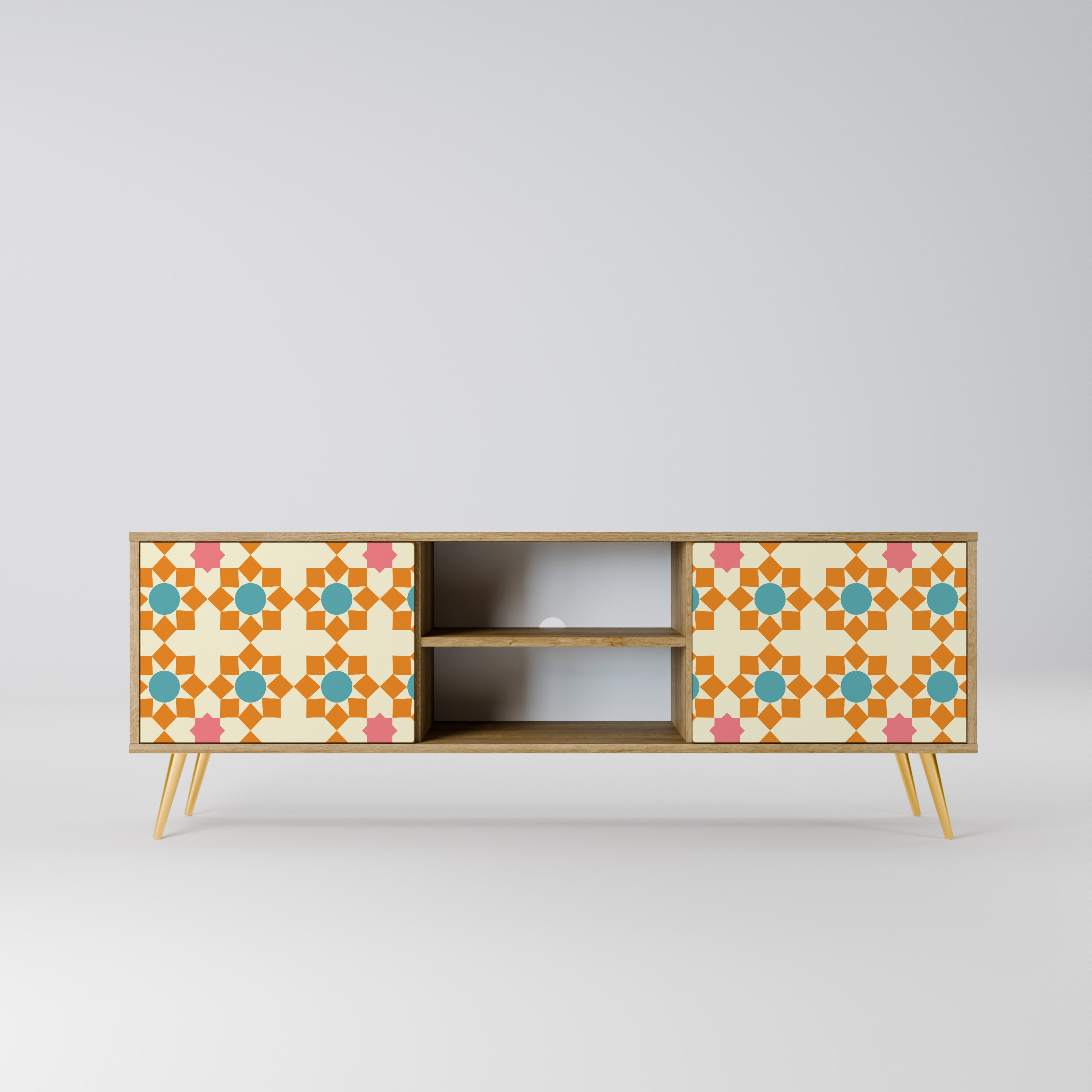 FLORAL DECOR Szafka RTV 2-drzwiowa