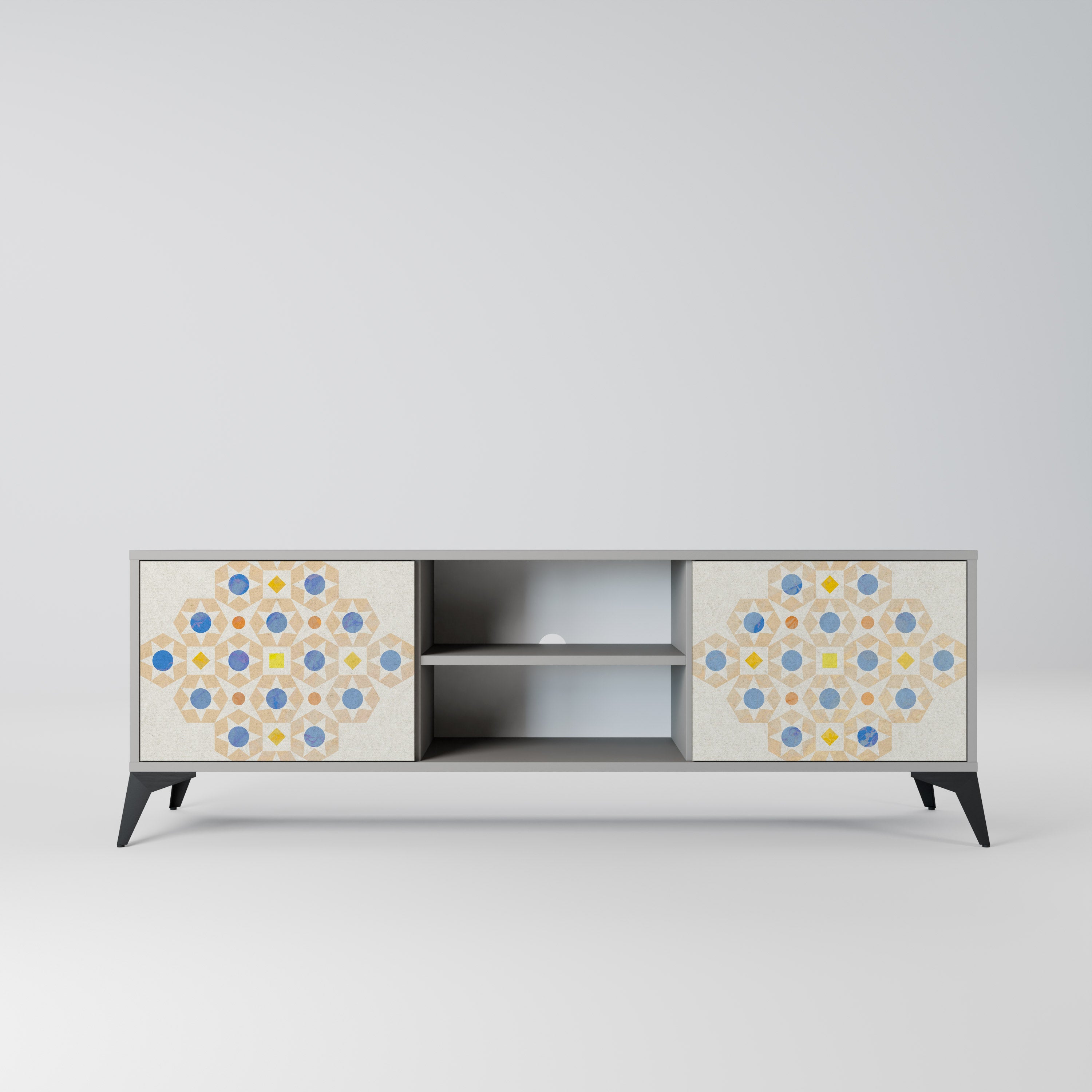 PATTERNED PRISM Szafka RTV 2-drzwiowa korpus Szary