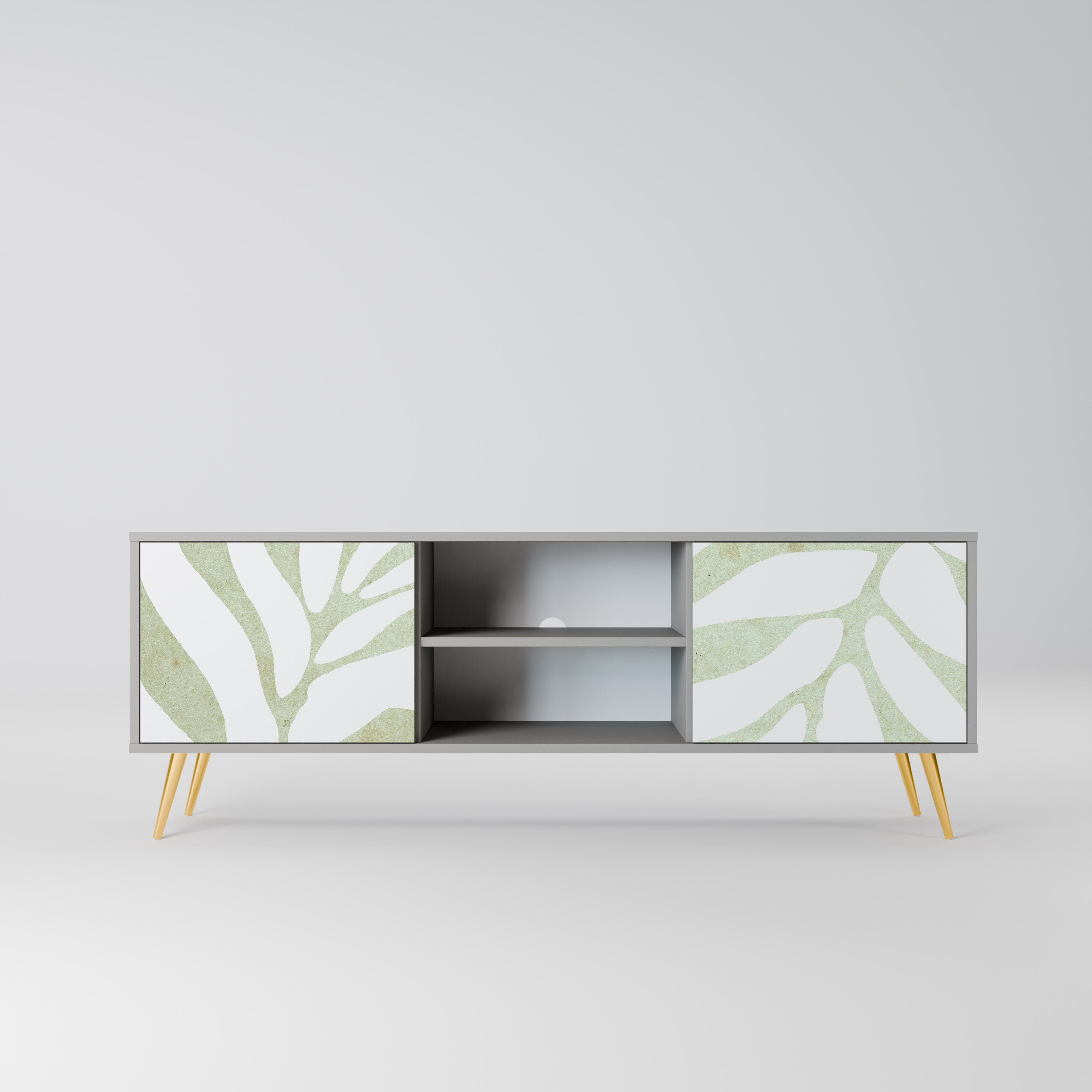 BOTANICAL SPARK Szafka RTV 2-drzwiowa korpus Szary