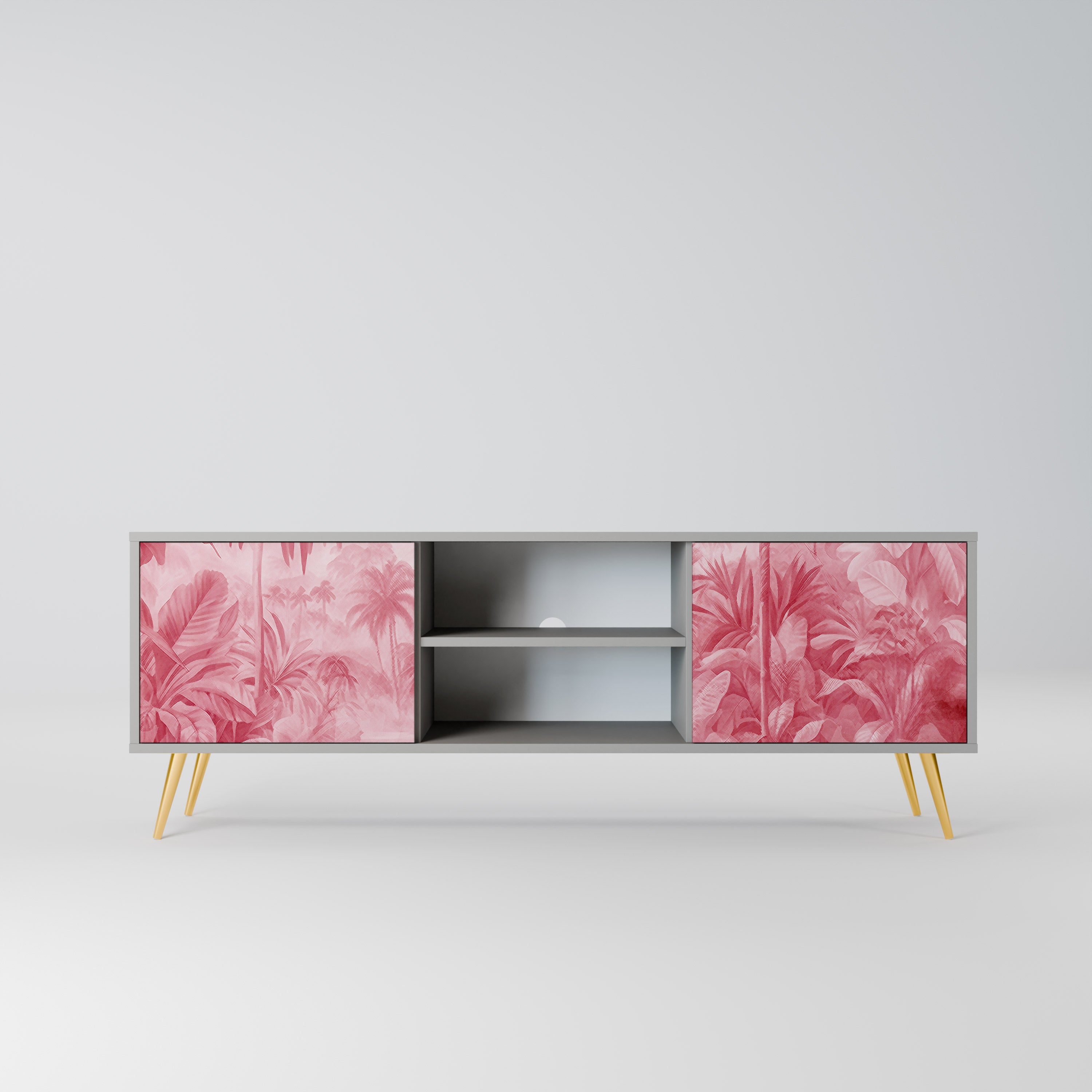 SWEET TROPICS Szafka RTV 2-drzwiowa korpus Szary