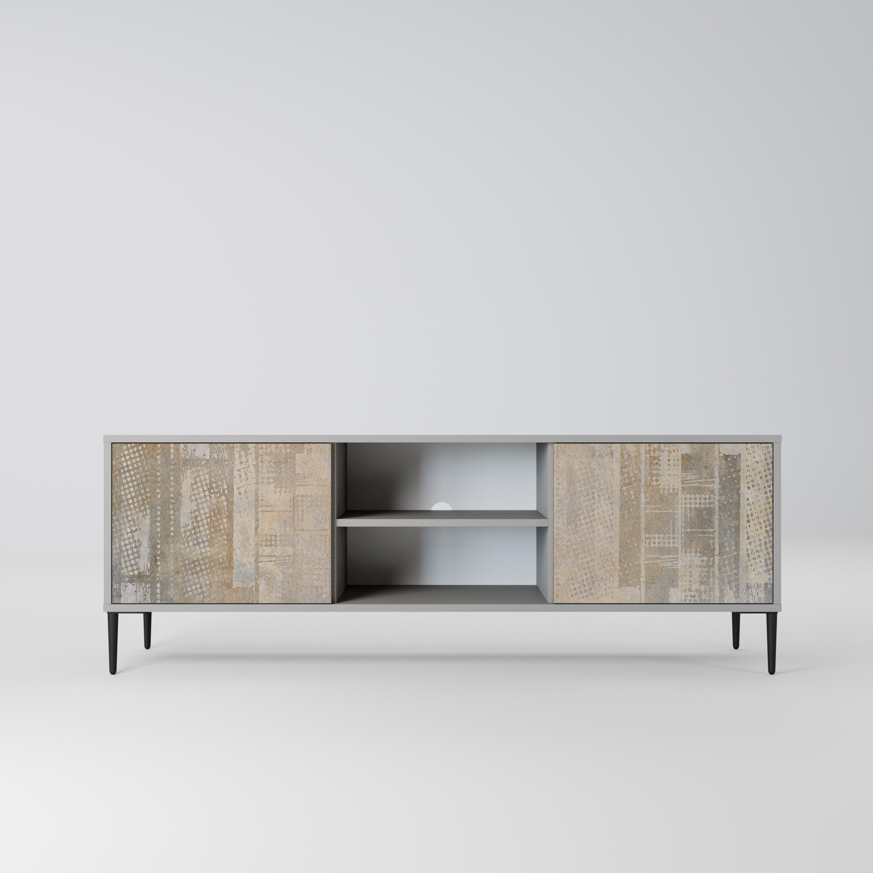 SCREEN ERROR Szafka RTV 2-drzwiowa korpus Szary