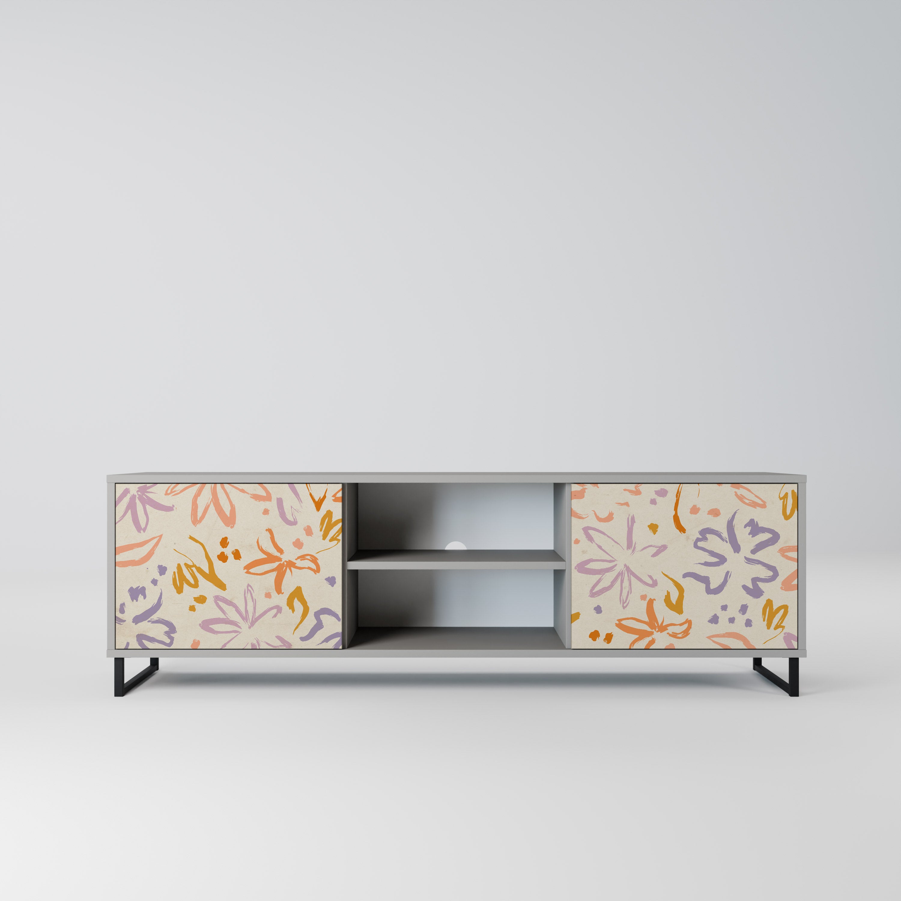 SPRING WHIMSY Szafka RTV 2-drzwiowa korpus Szary
