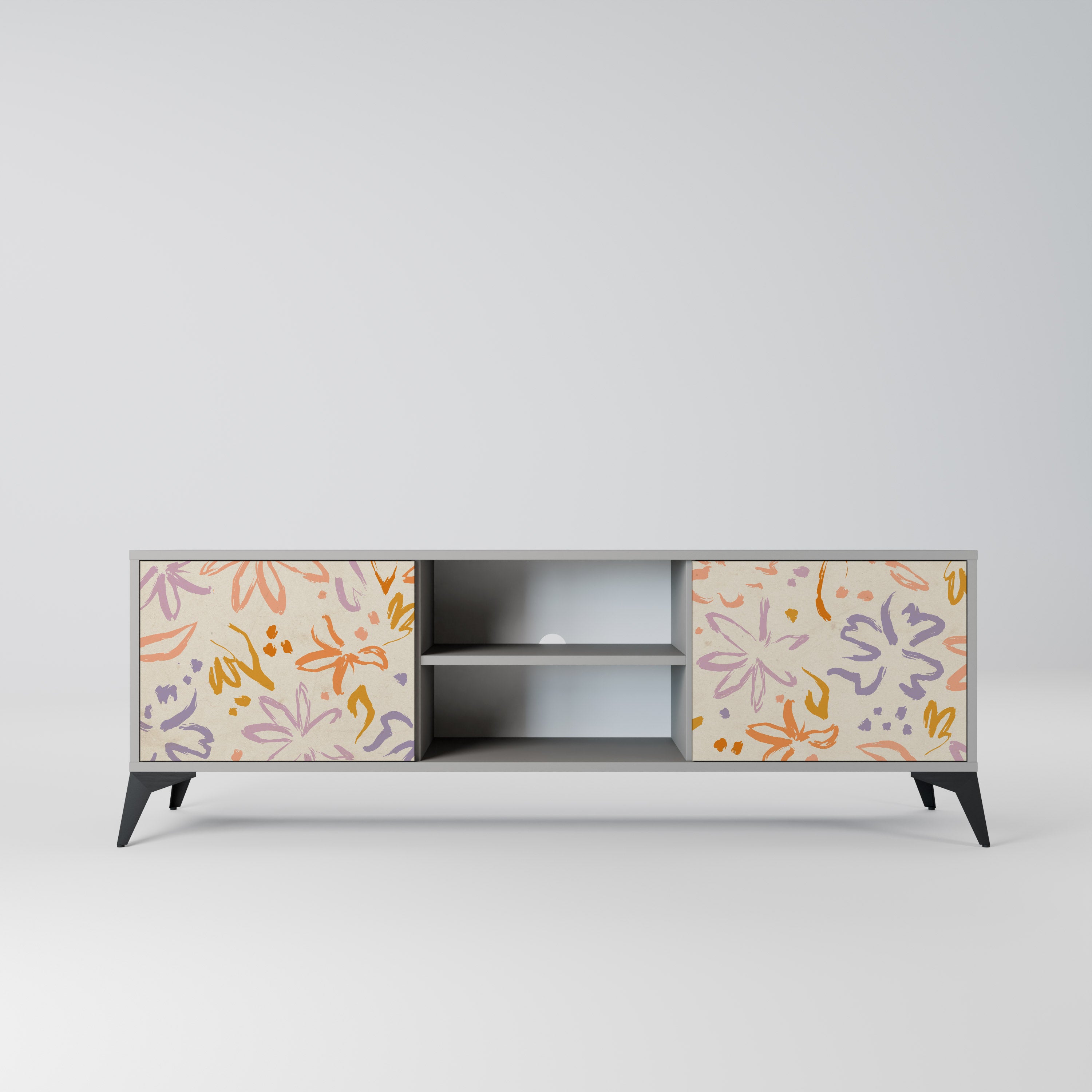 SPRING WHIMSY Szafka RTV 2-drzwiowa korpus Szary