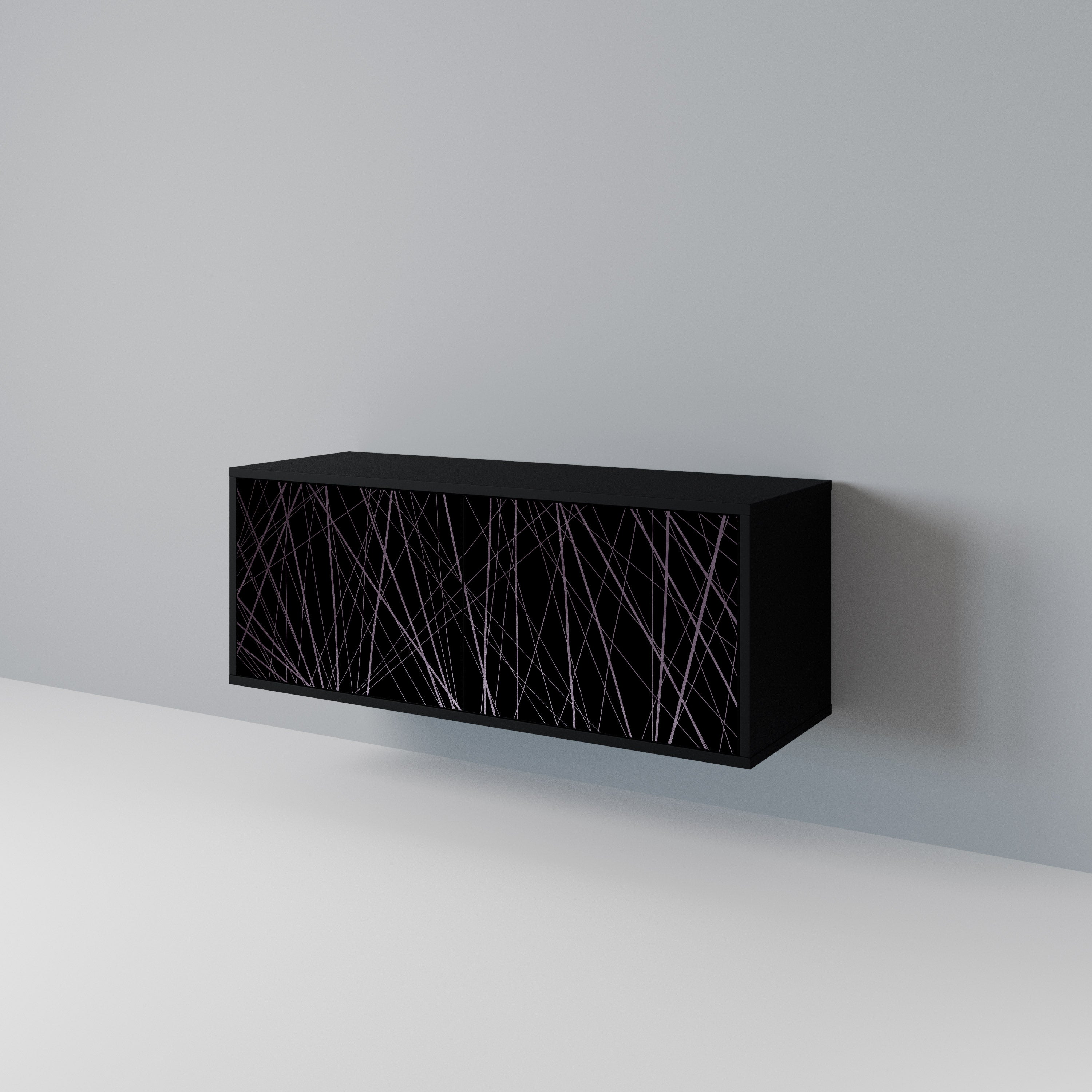 SHIMMER SPIDERGRAM Kompaktowa szafka RTV 2-drzwiowa