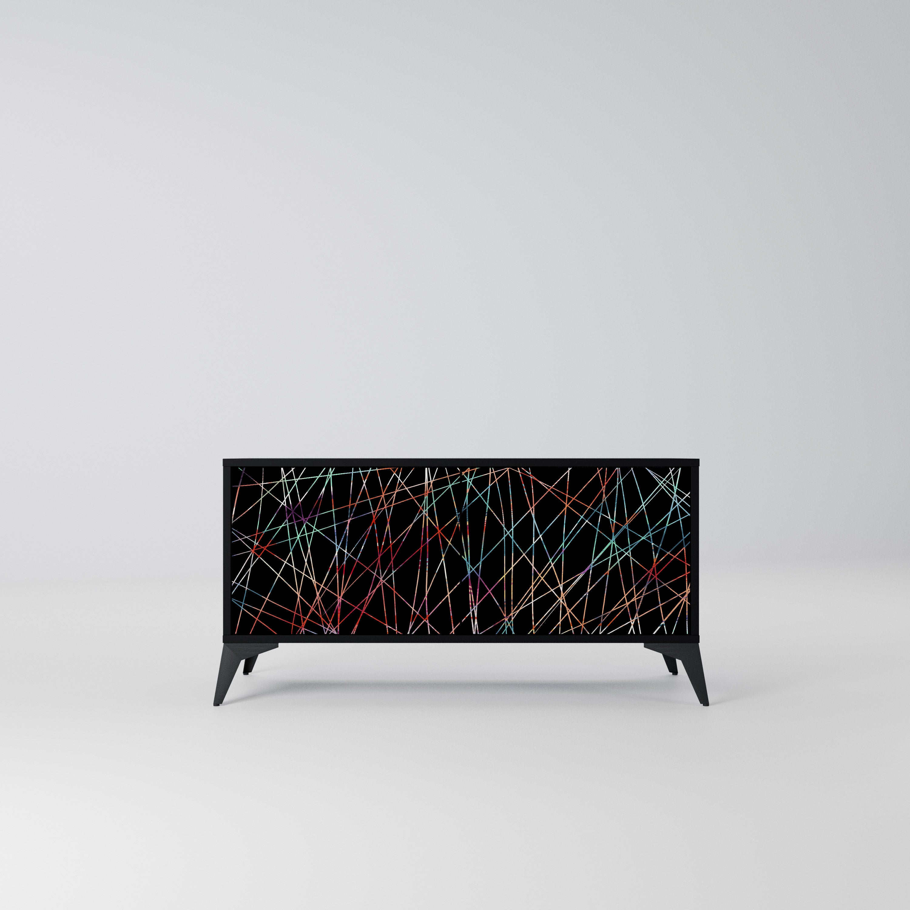 LUMINOUS SNARE Kompaktowa szafka RTV 2-drzwiowa