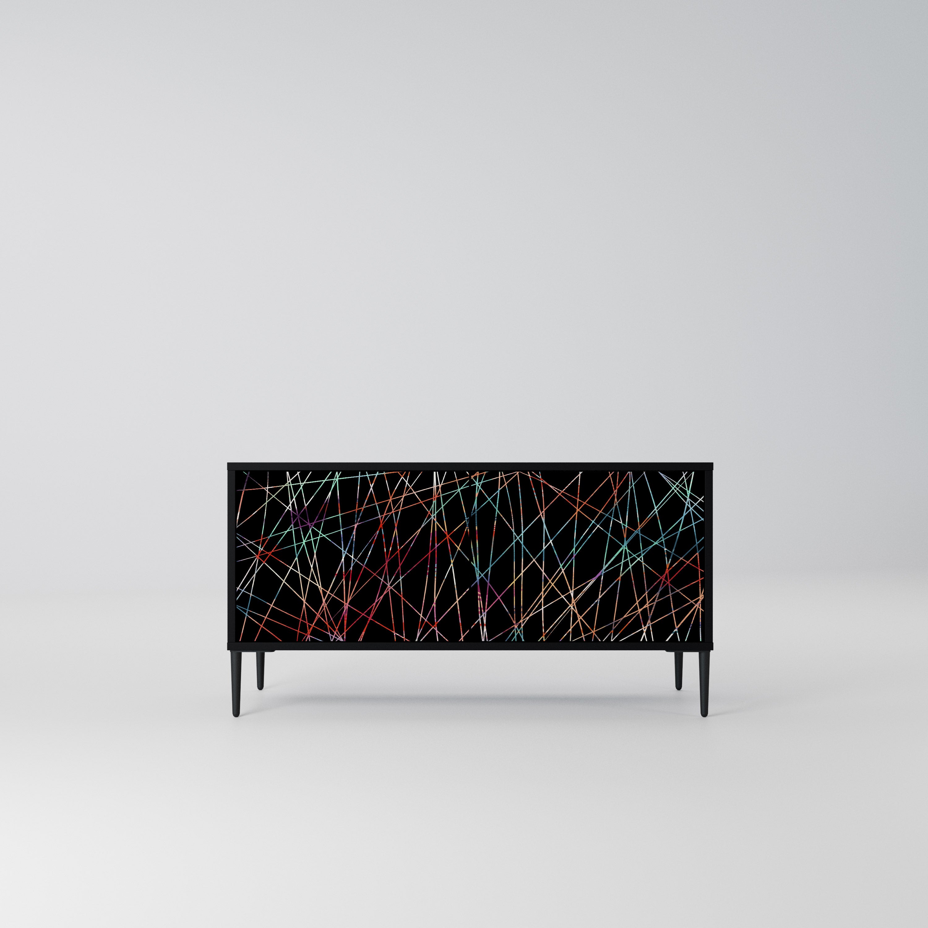 LUMINOUS SNARE Kompaktowa szafka RTV 2-drzwiowa