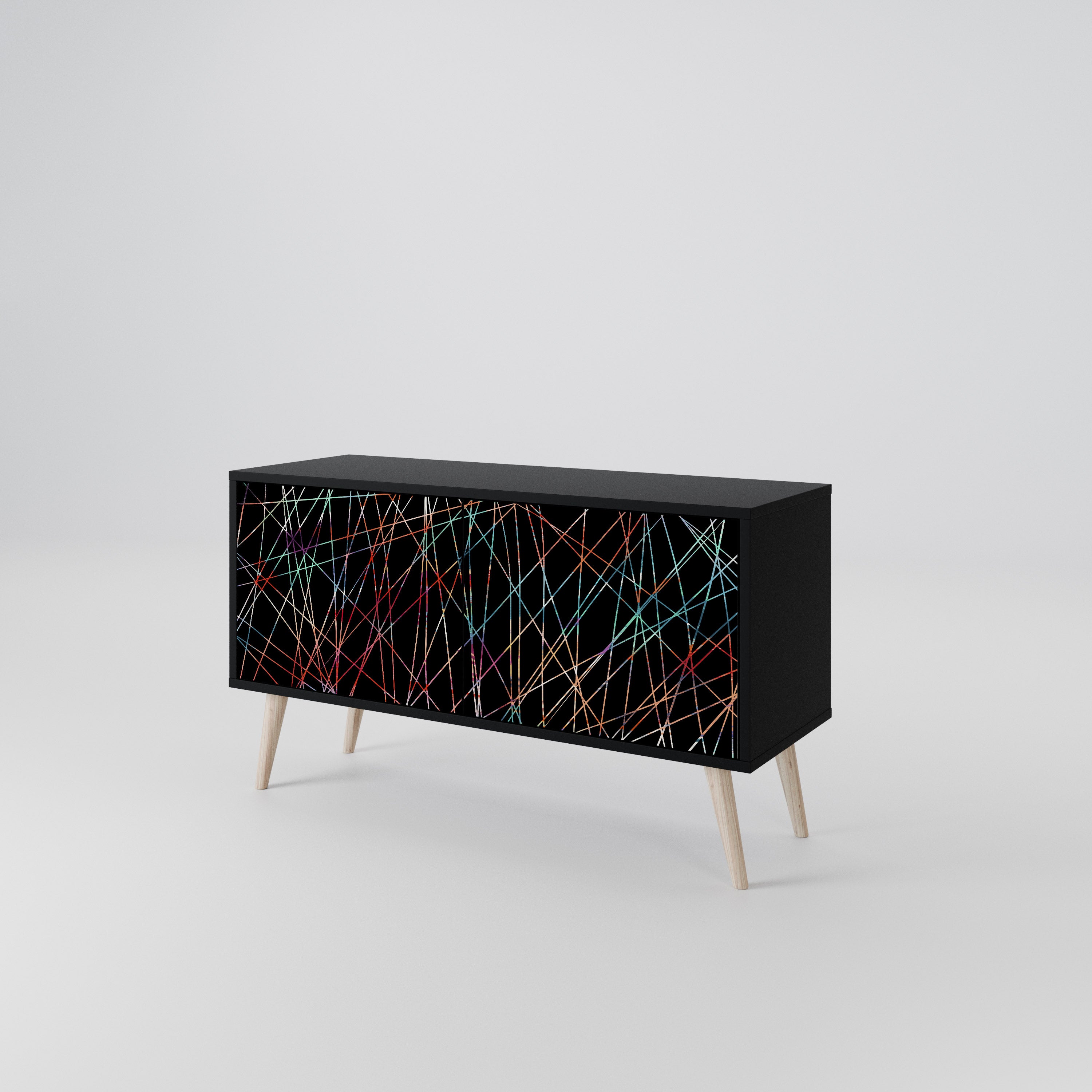 LUMINOUS SNARE Kompaktowa szafka RTV 2-drzwiowa