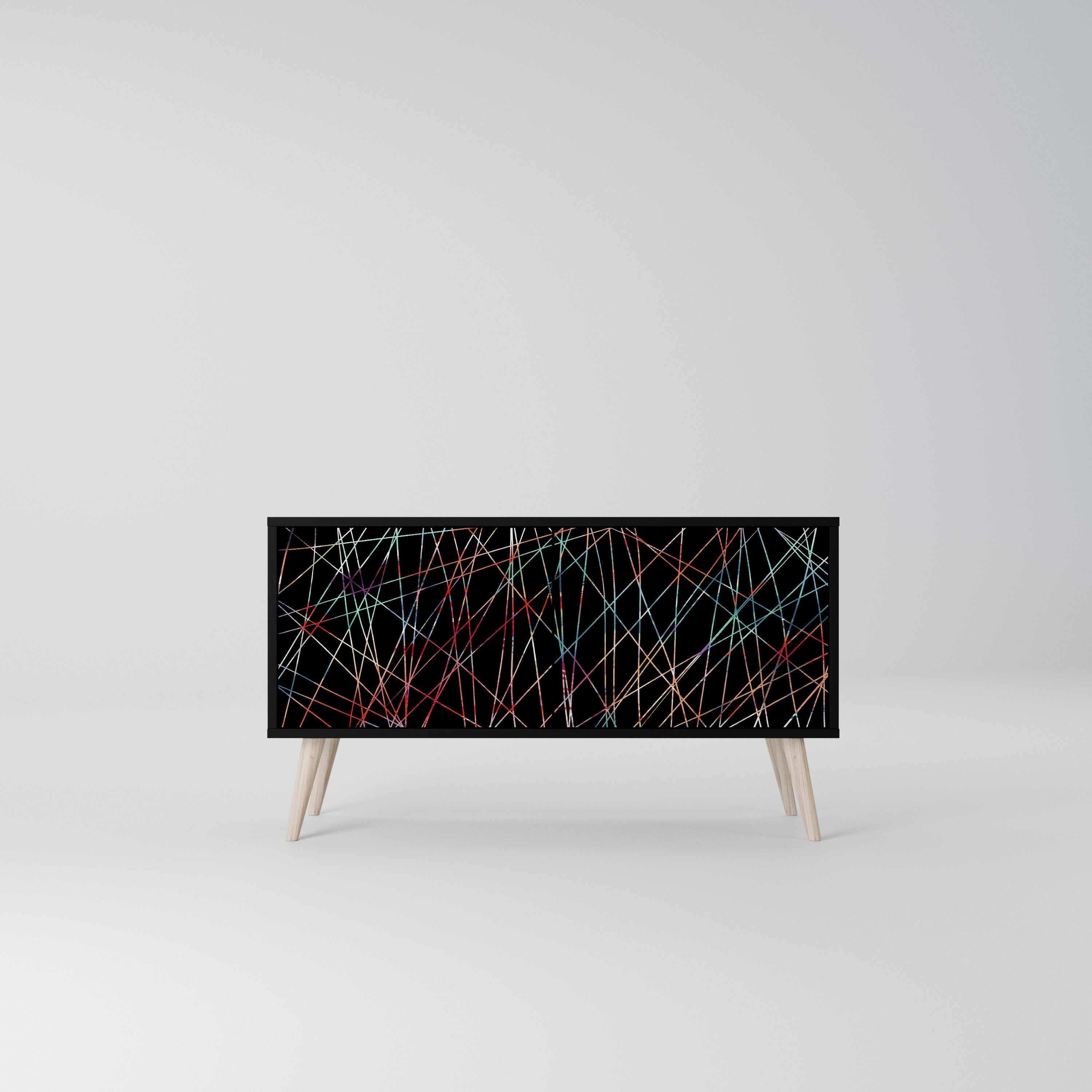 LUMINOUS SNARE Kompaktowa szafka RTV 2-drzwiowa