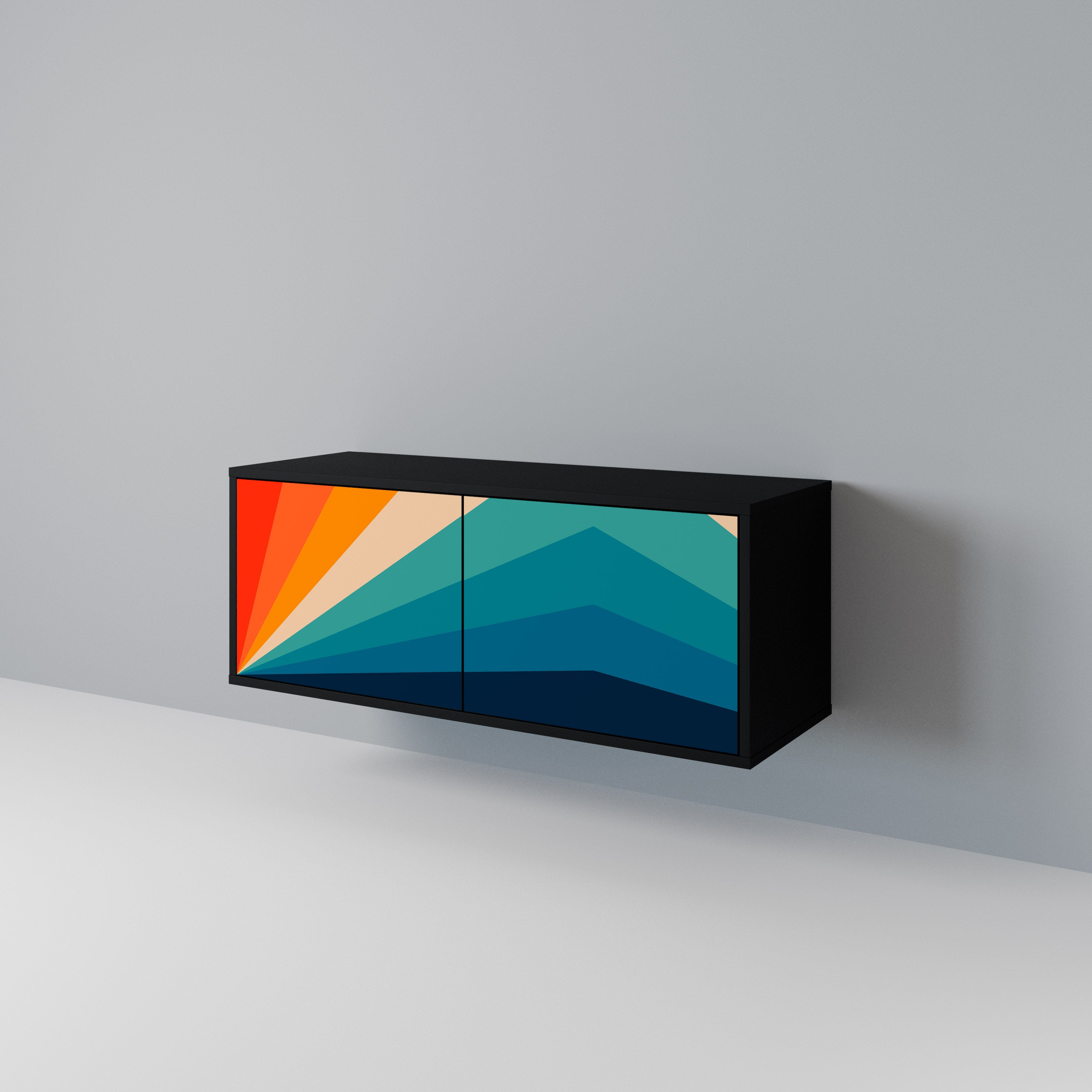 PRISM CONCUSSION Kompaktowa szafka RTV 2-drzwiowa