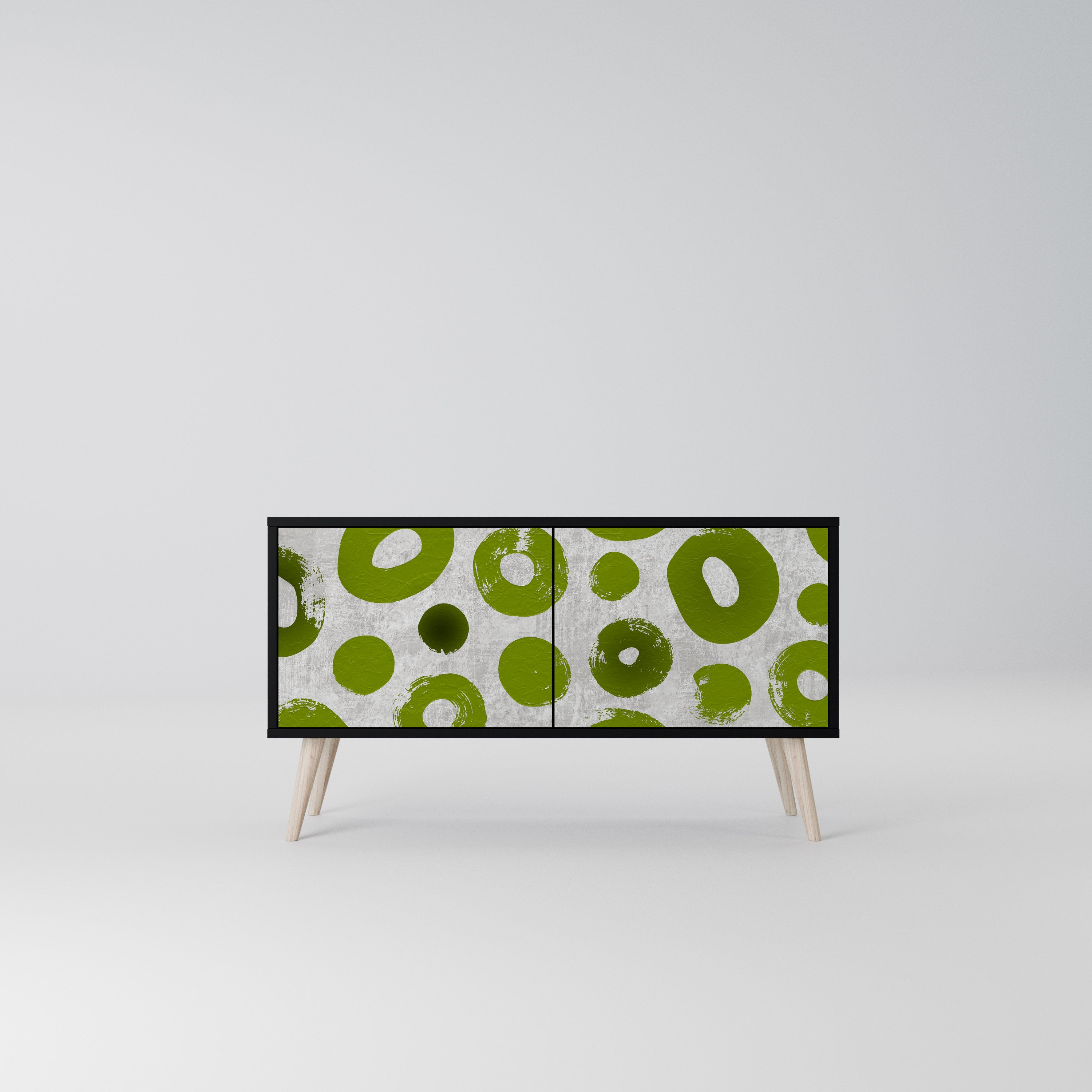 GREEN RHAPSODY Kompaktowa szafka RTV 2-drzwiowa