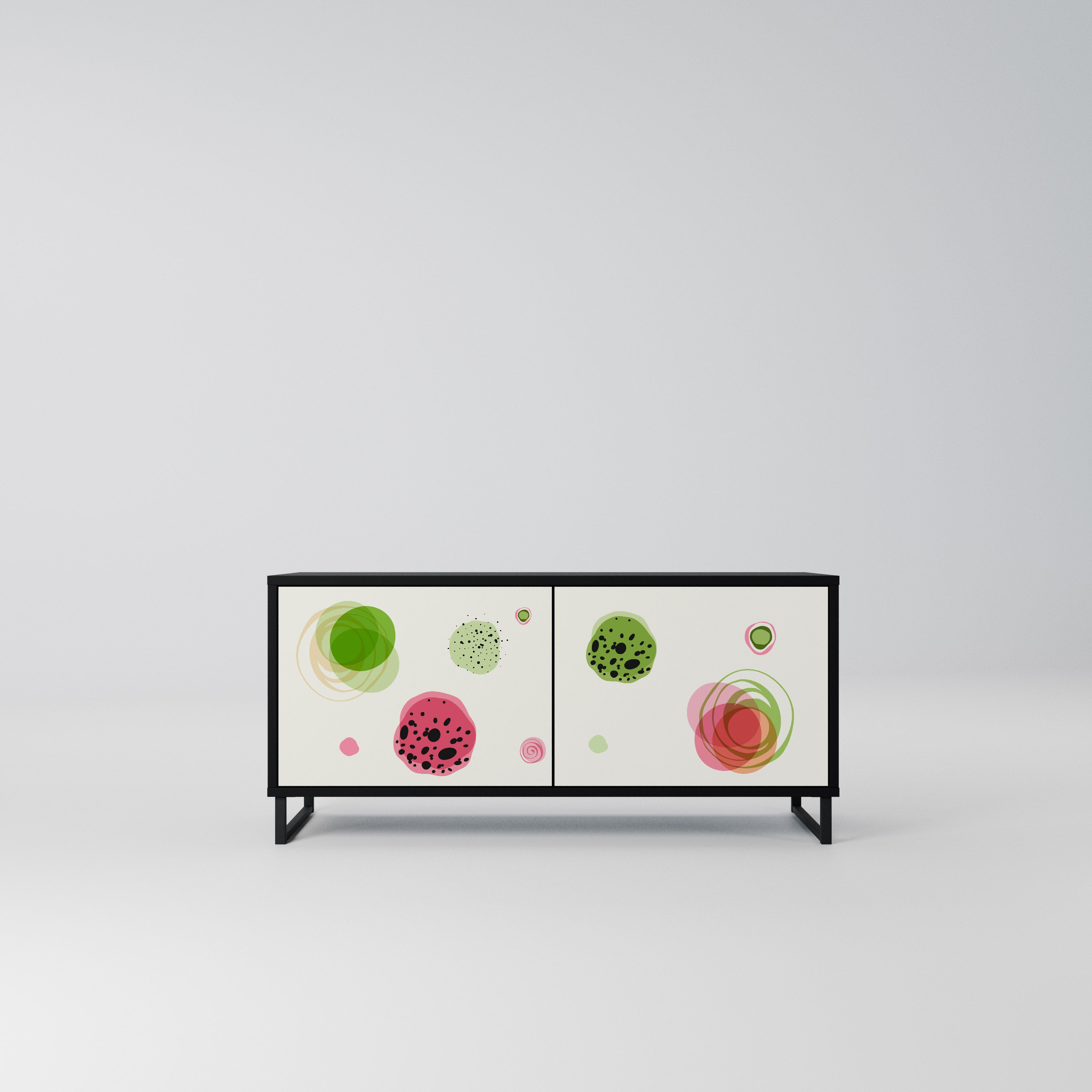 COLORFUL COSMOS Kompaktowa szafka RTV 2-drzwiowa