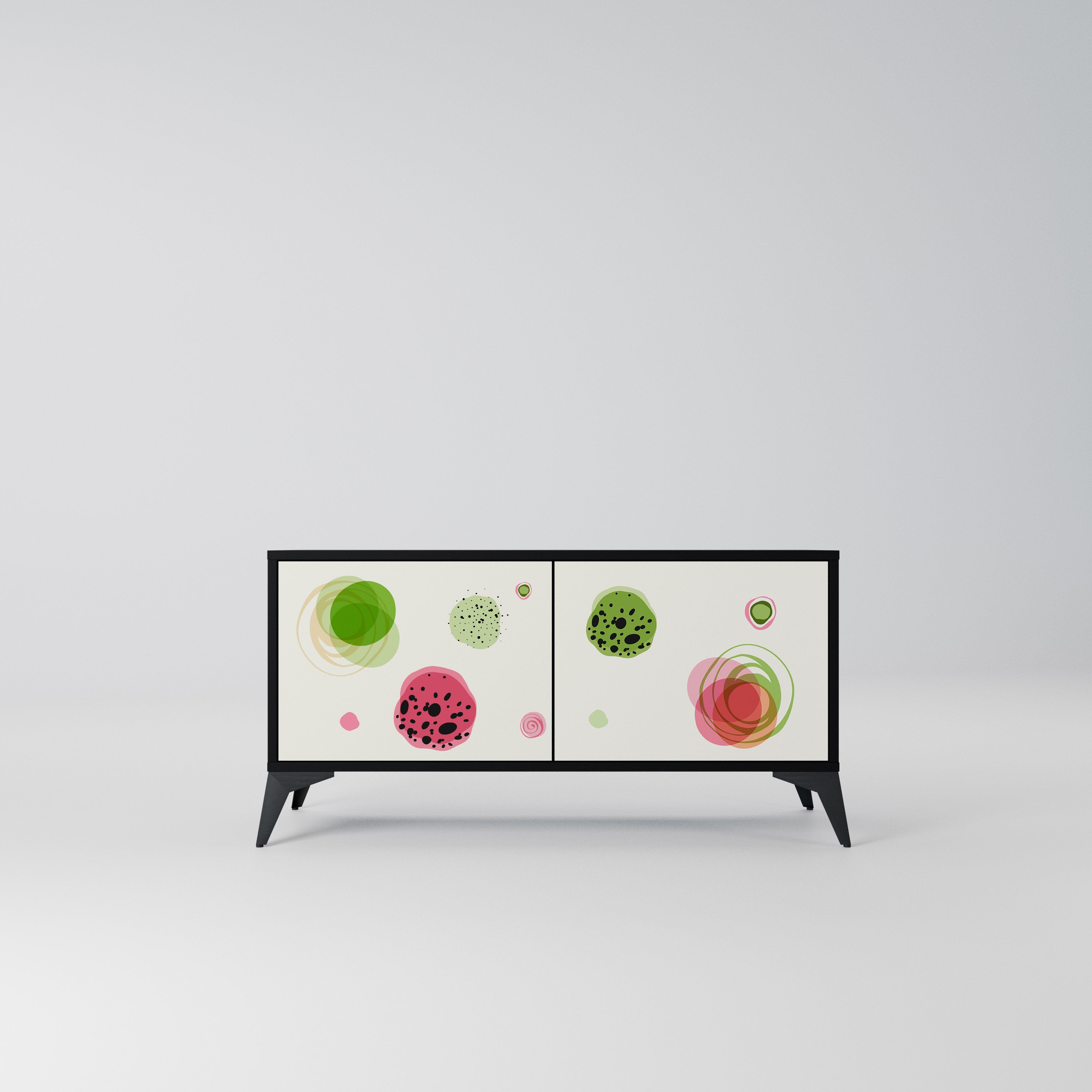 COLORFUL COSMOS Kompaktowa szafka RTV 2-drzwiowa