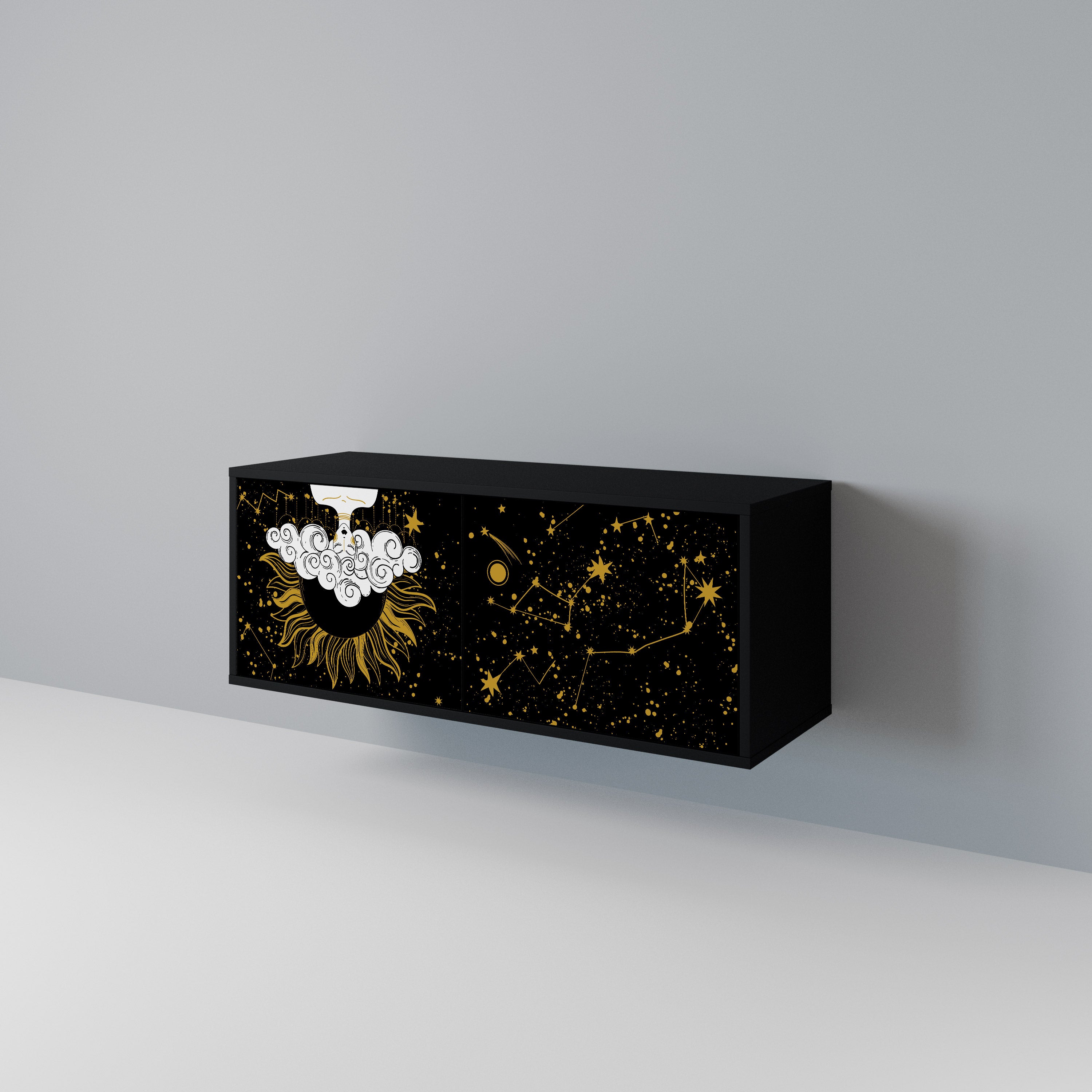 STELLAR CONSTELLATIONS Kompaktowa szafka RTV 2-drzwiowa