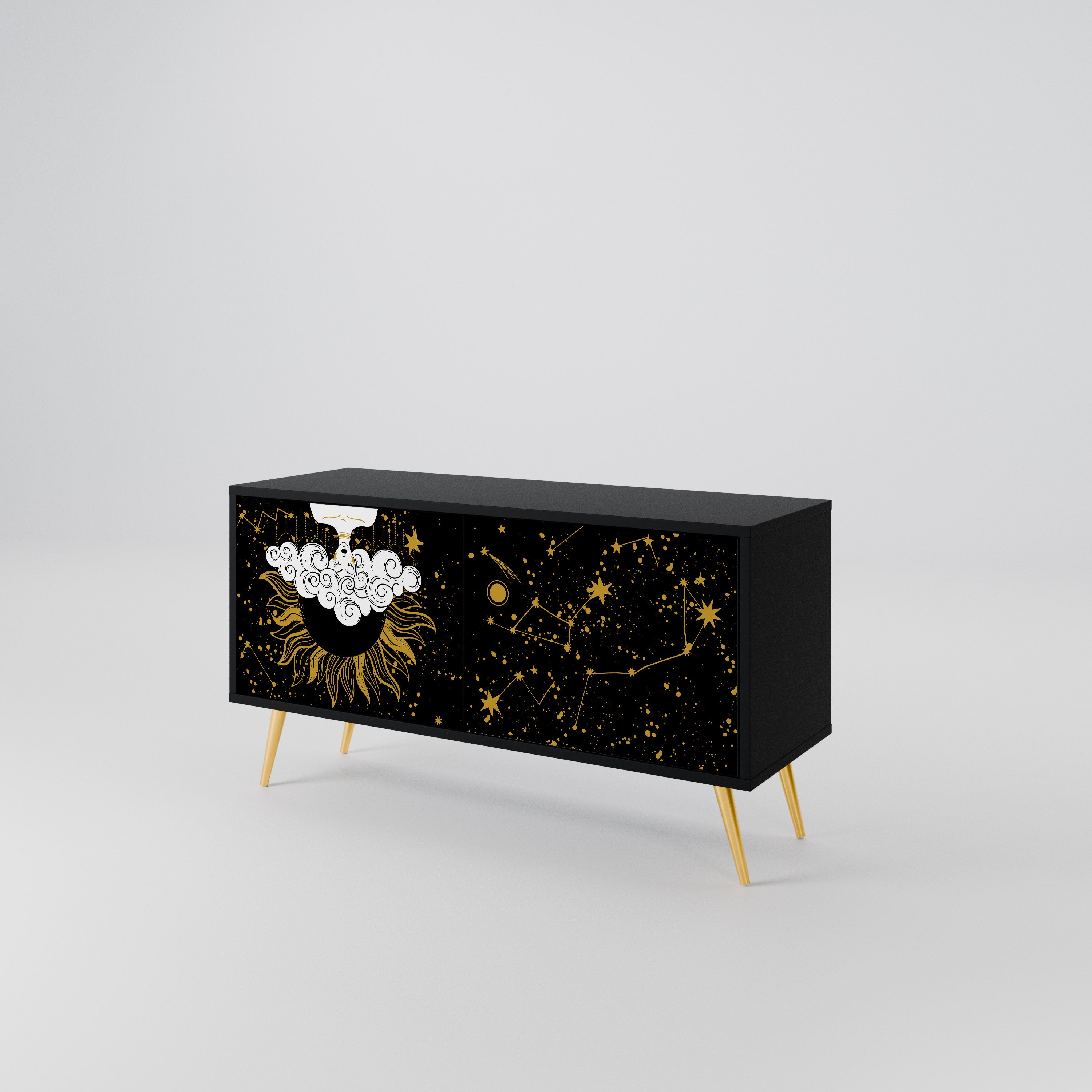 STELLAR CONSTELLATIONS Kompaktowa szafka RTV 2-drzwiowa