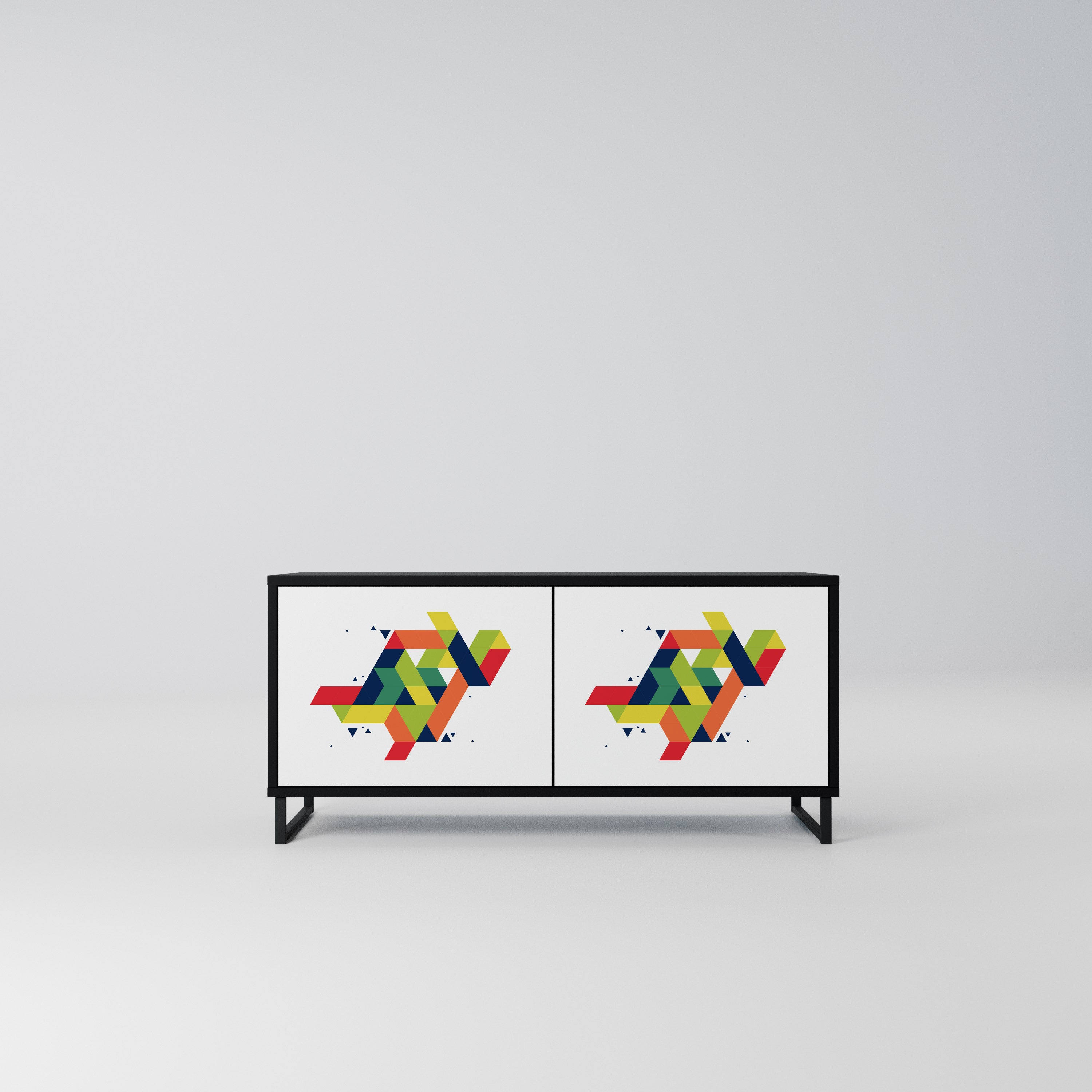 FUTURE SIGN Kompaktowa szafka RTV 2-drzwiowa