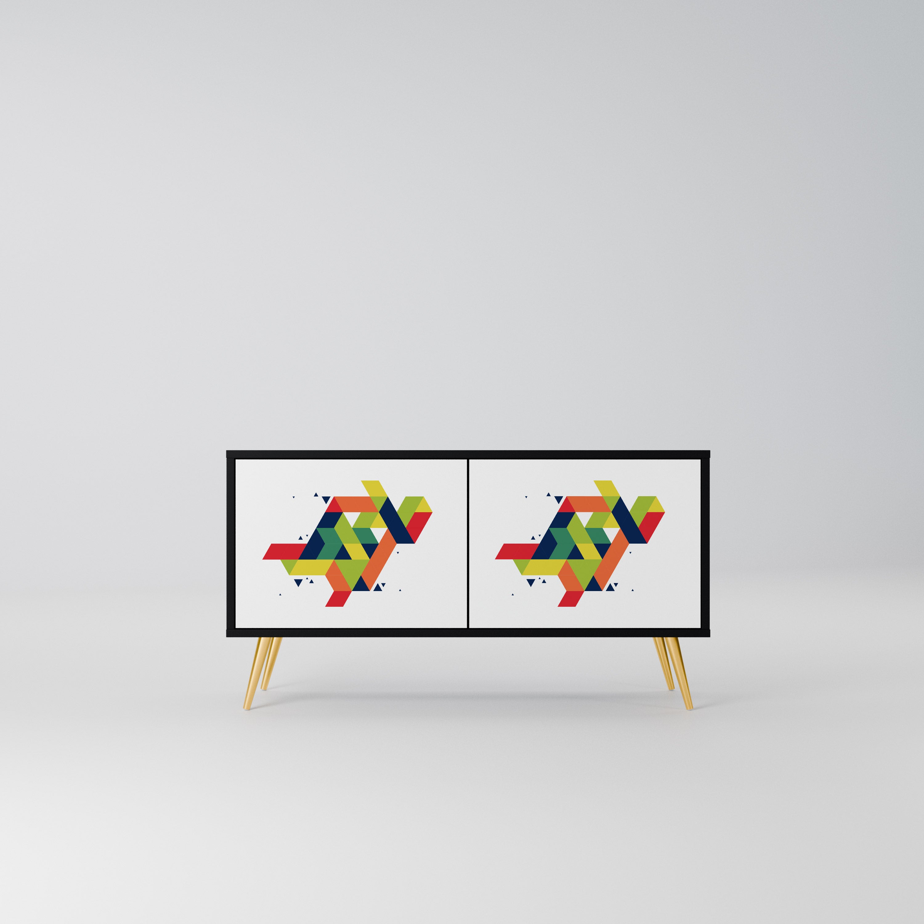 FUTURE SIGN Kompaktowa szafka RTV 2-drzwiowa