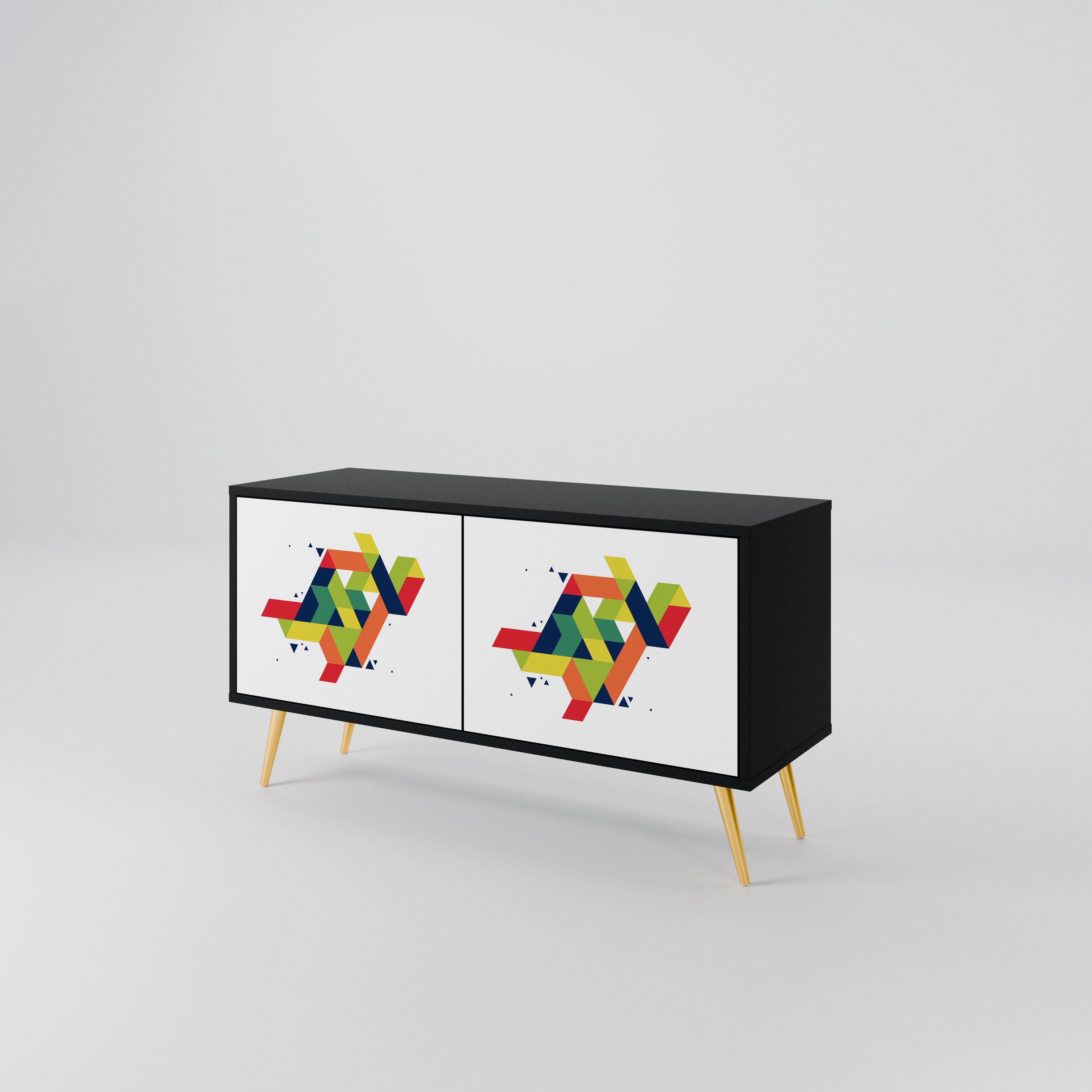 FUTURE SIGN Kompaktowa szafka RTV 2-drzwiowa