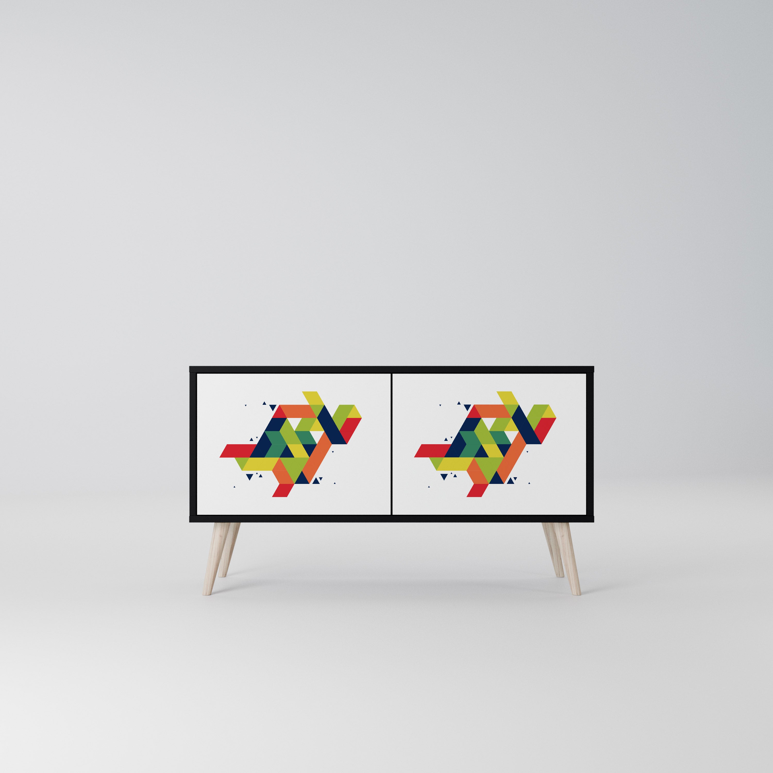 FUTURE SIGN Kompaktowa szafka RTV 2-drzwiowa