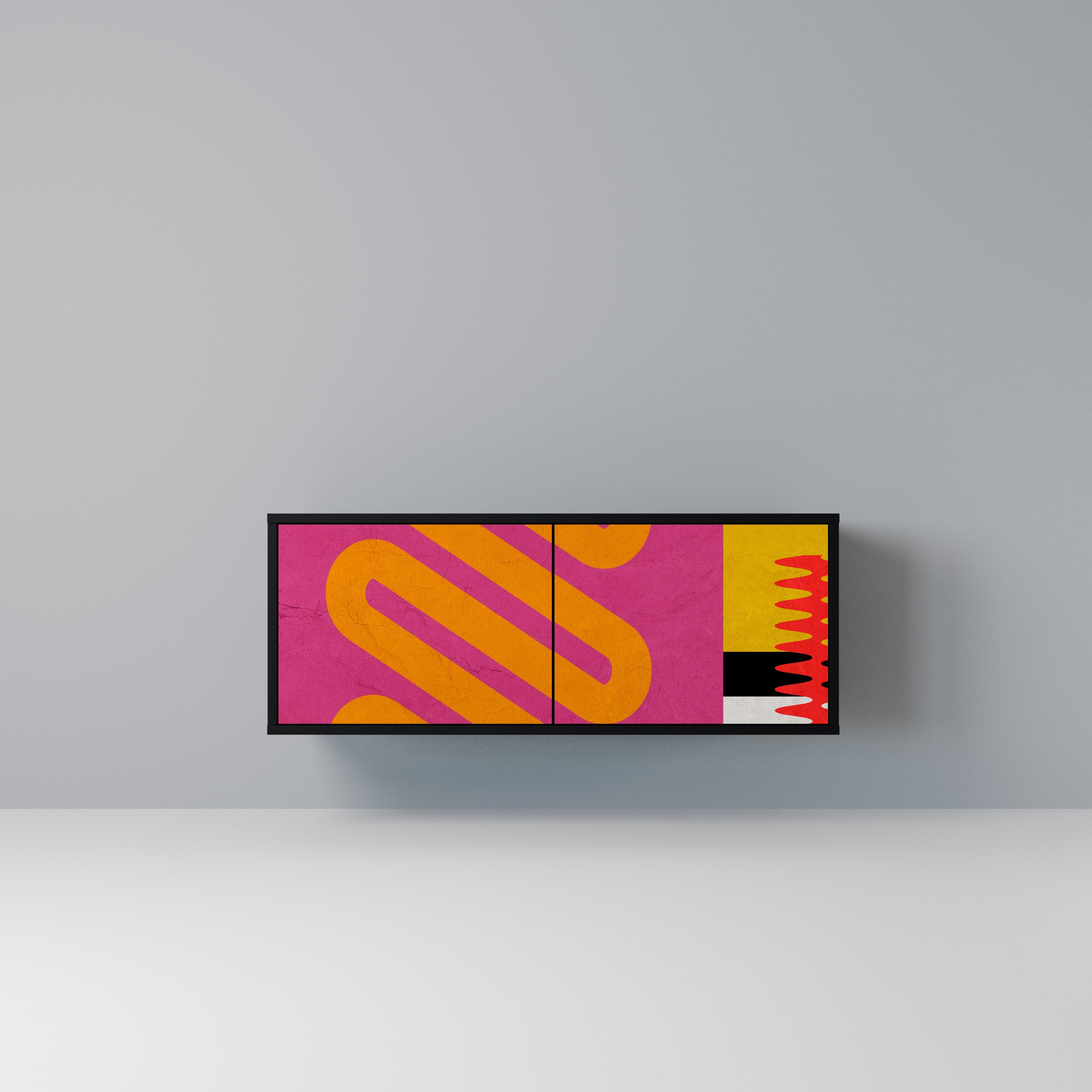 VIVID ART Kompaktowa szafka RTV 2-drzwiowa