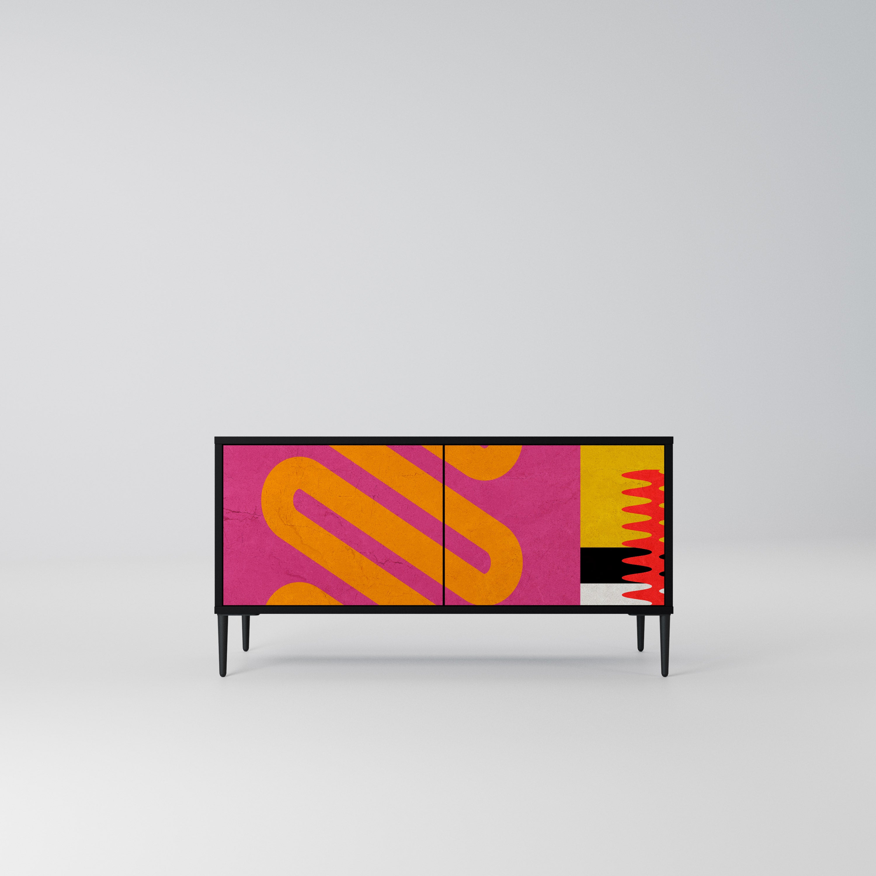 VIVID ART Kompaktowa szafka RTV 2-drzwiowa