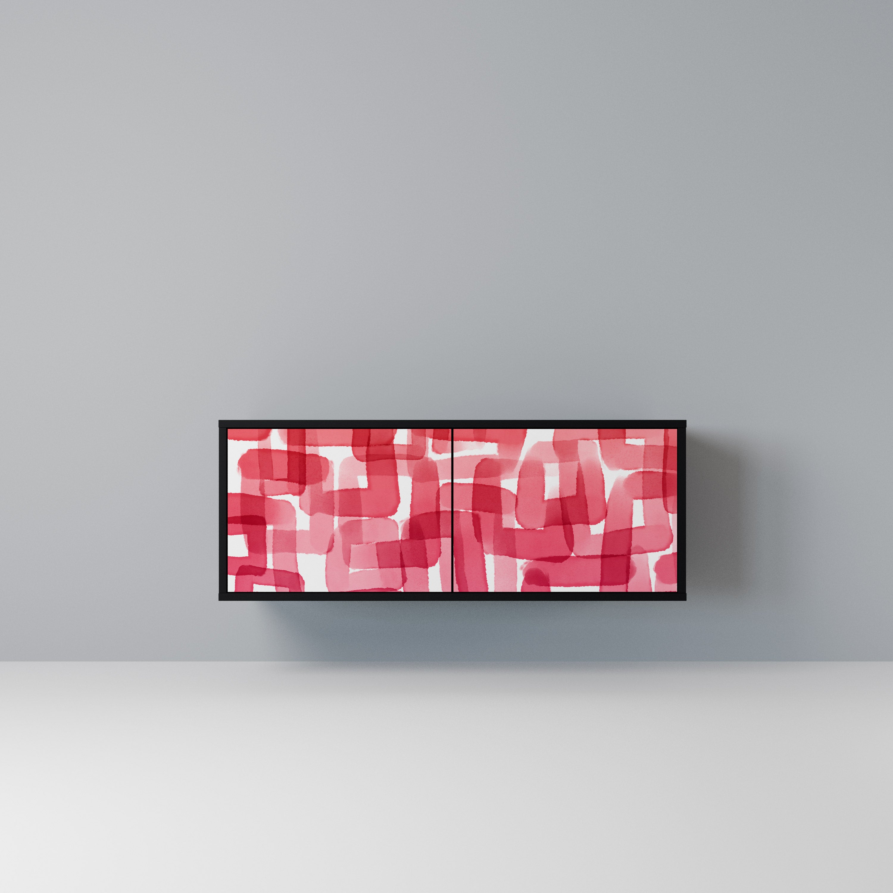KALEIDOSCOPIC CUBISM Kompaktowa szafka RTV 2-drzwiowa