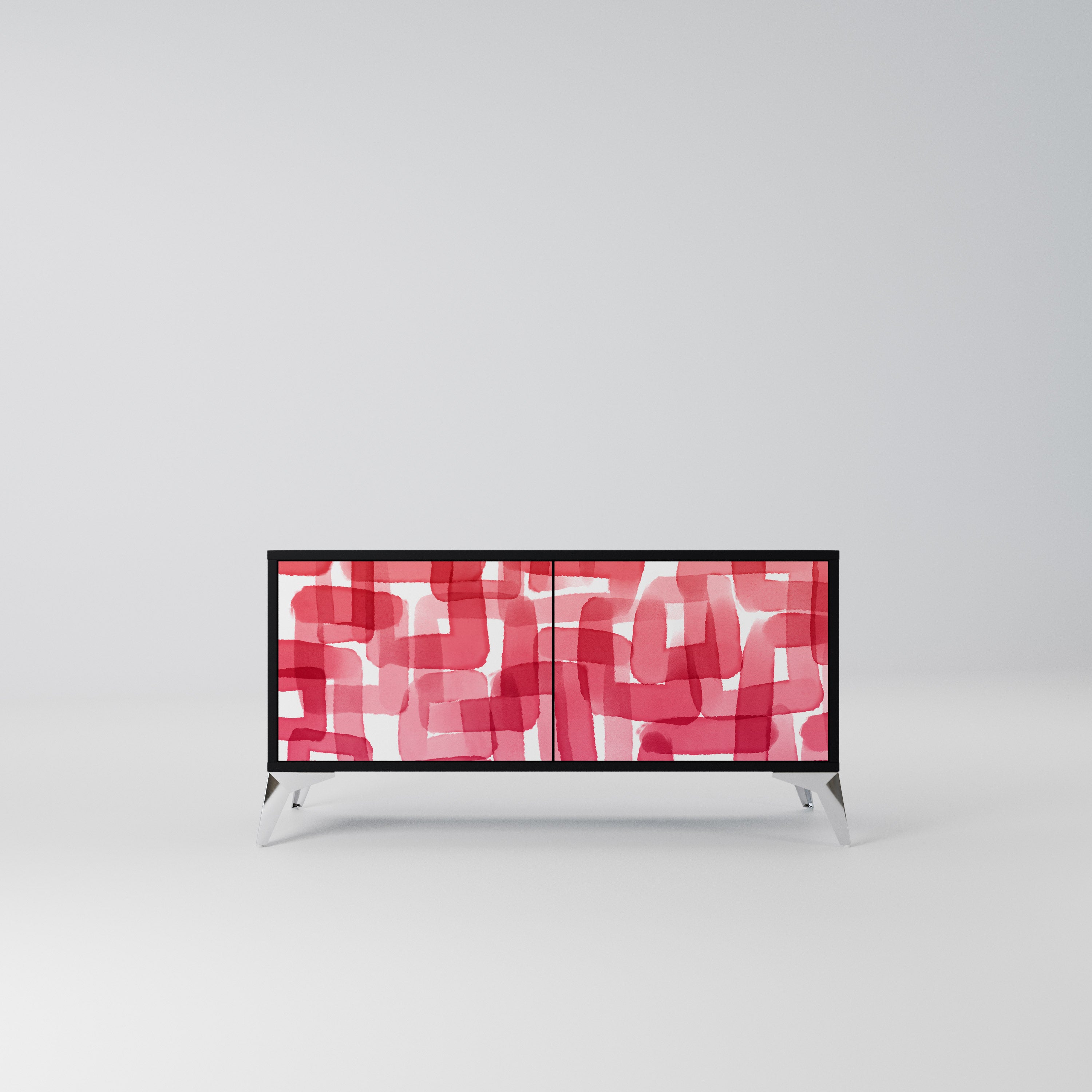 KALEIDOSCOPIC CUBISM Kompaktowa szafka RTV 2-drzwiowa