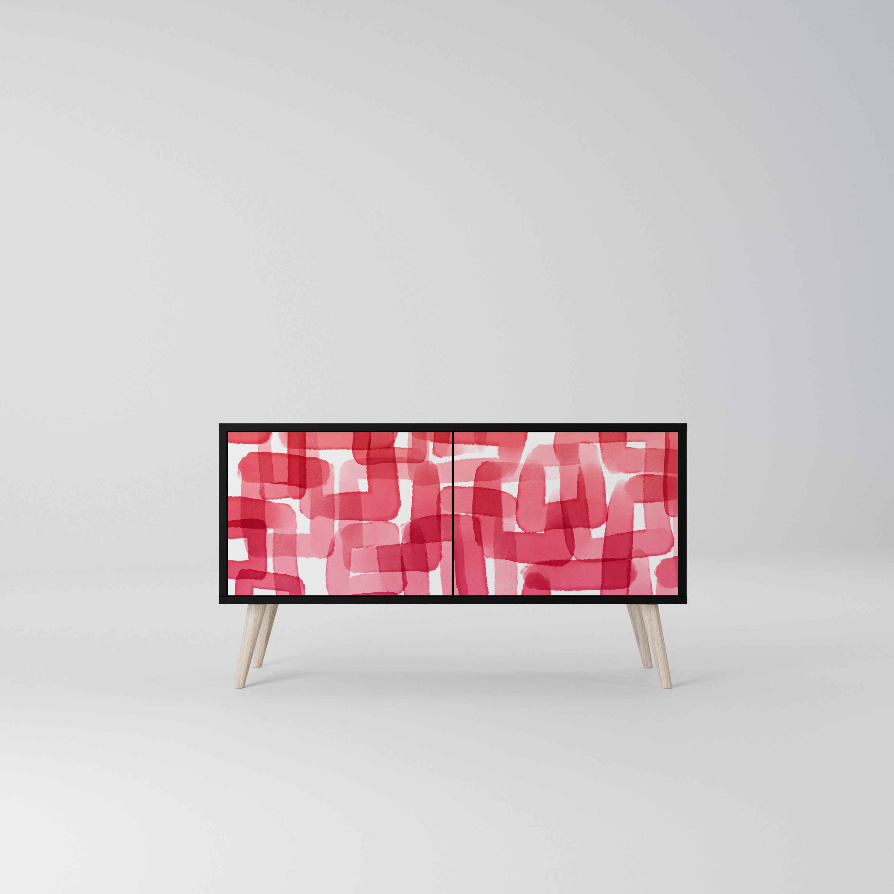 KALEIDOSCOPIC CUBISM Kompaktowa szafka RTV 2-drzwiowa