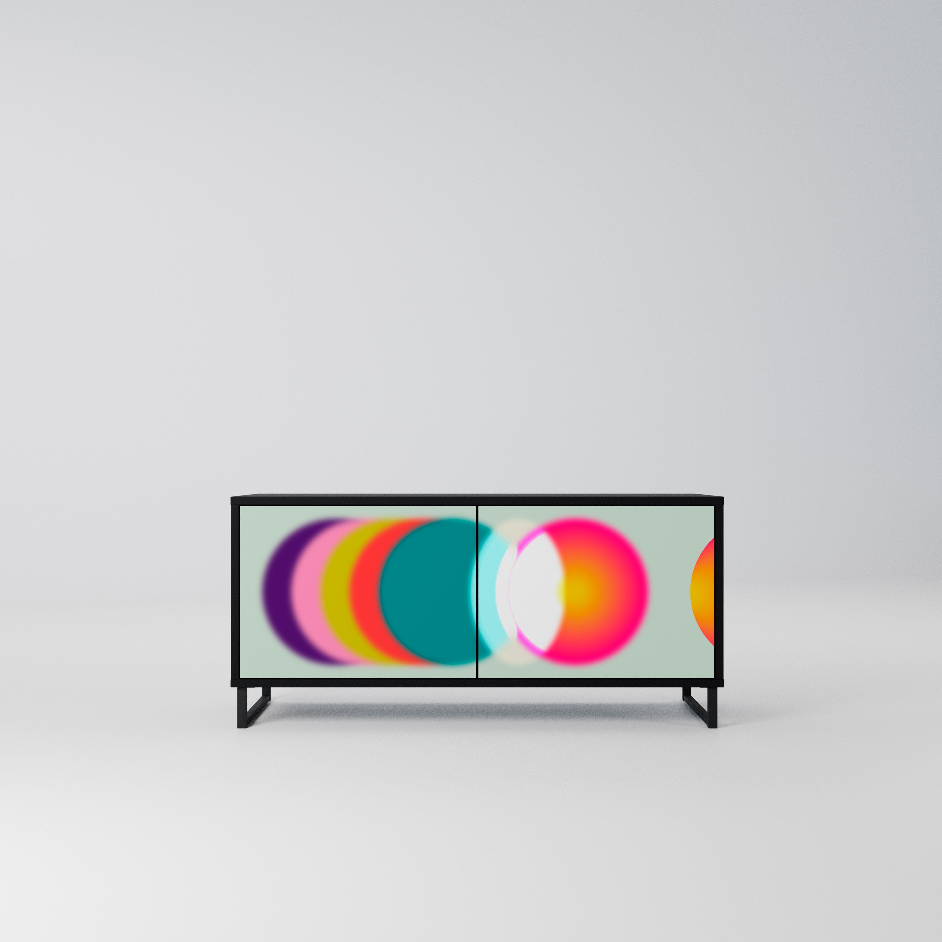 SYMPHONY OF COLORS Kompaktowa szafka RTV 2-drzwiowa