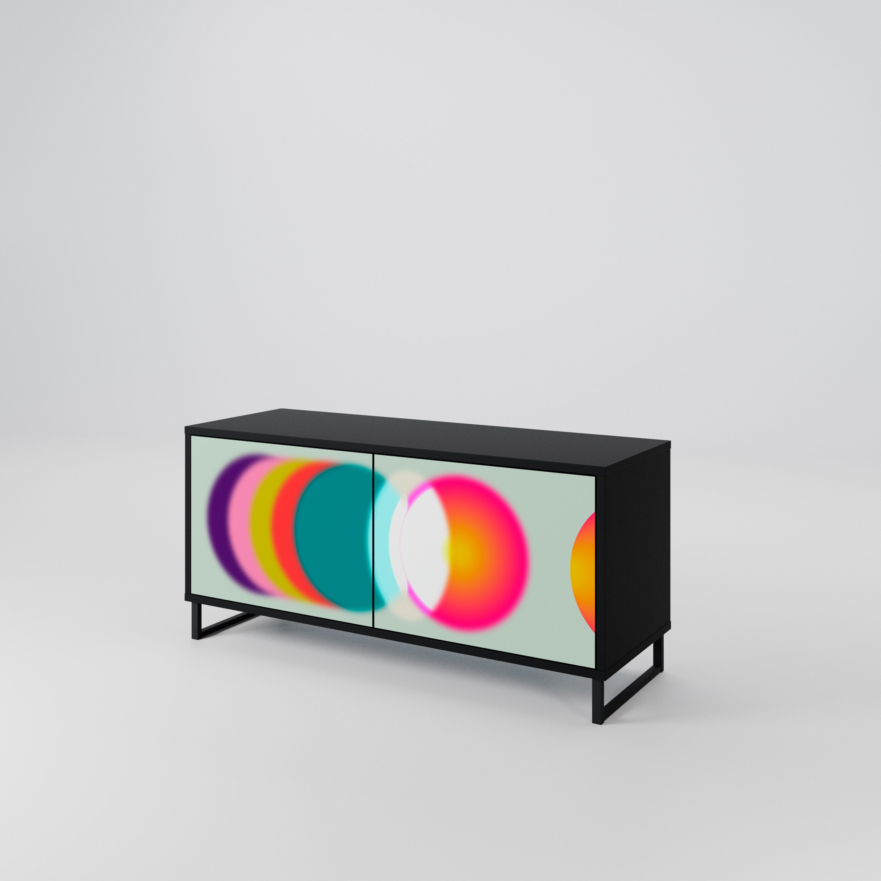 SYMPHONY OF COLORS Kompaktowa szafka RTV 2-drzwiowa