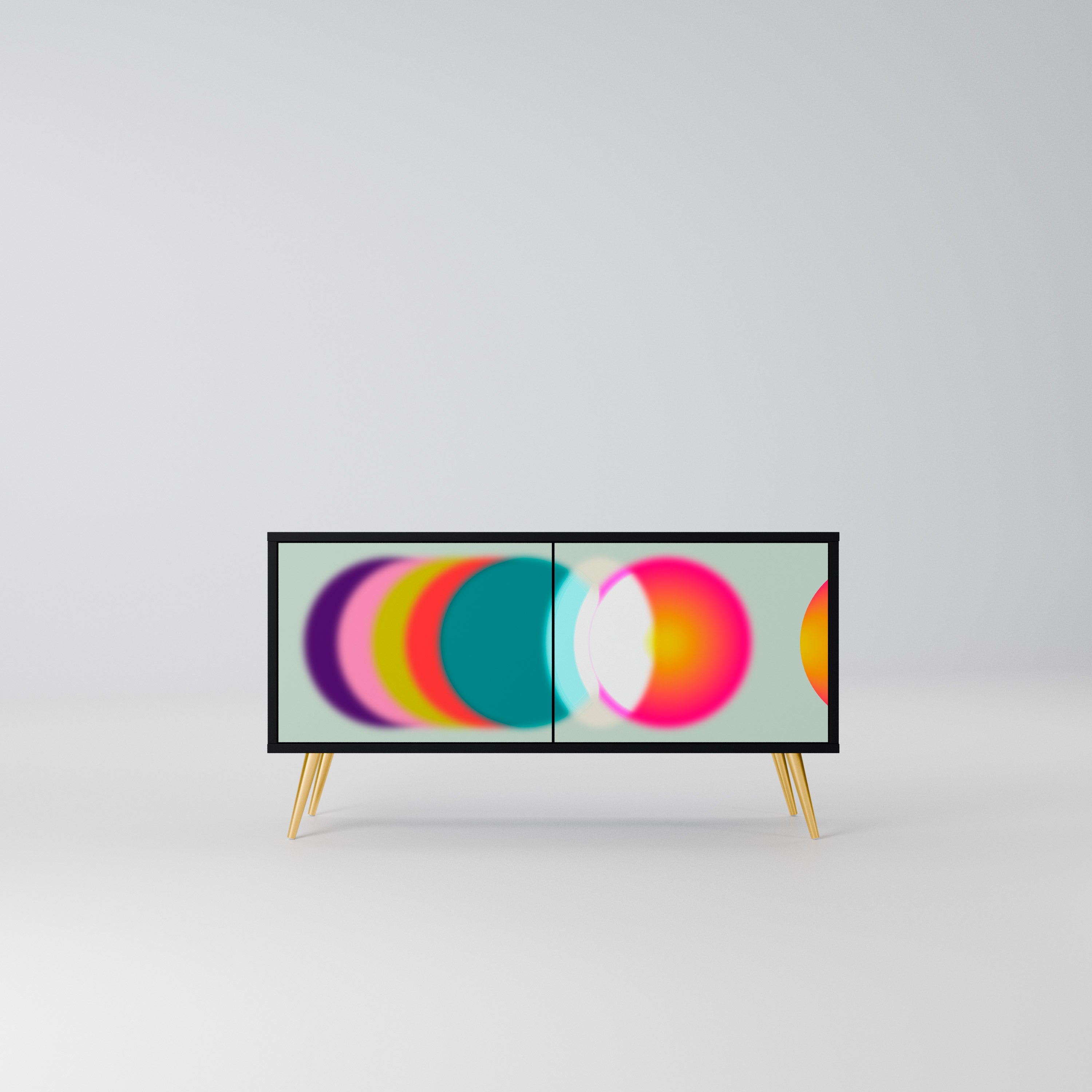 SYMPHONY OF COLORS Kompaktowa szafka RTV 2-drzwiowa