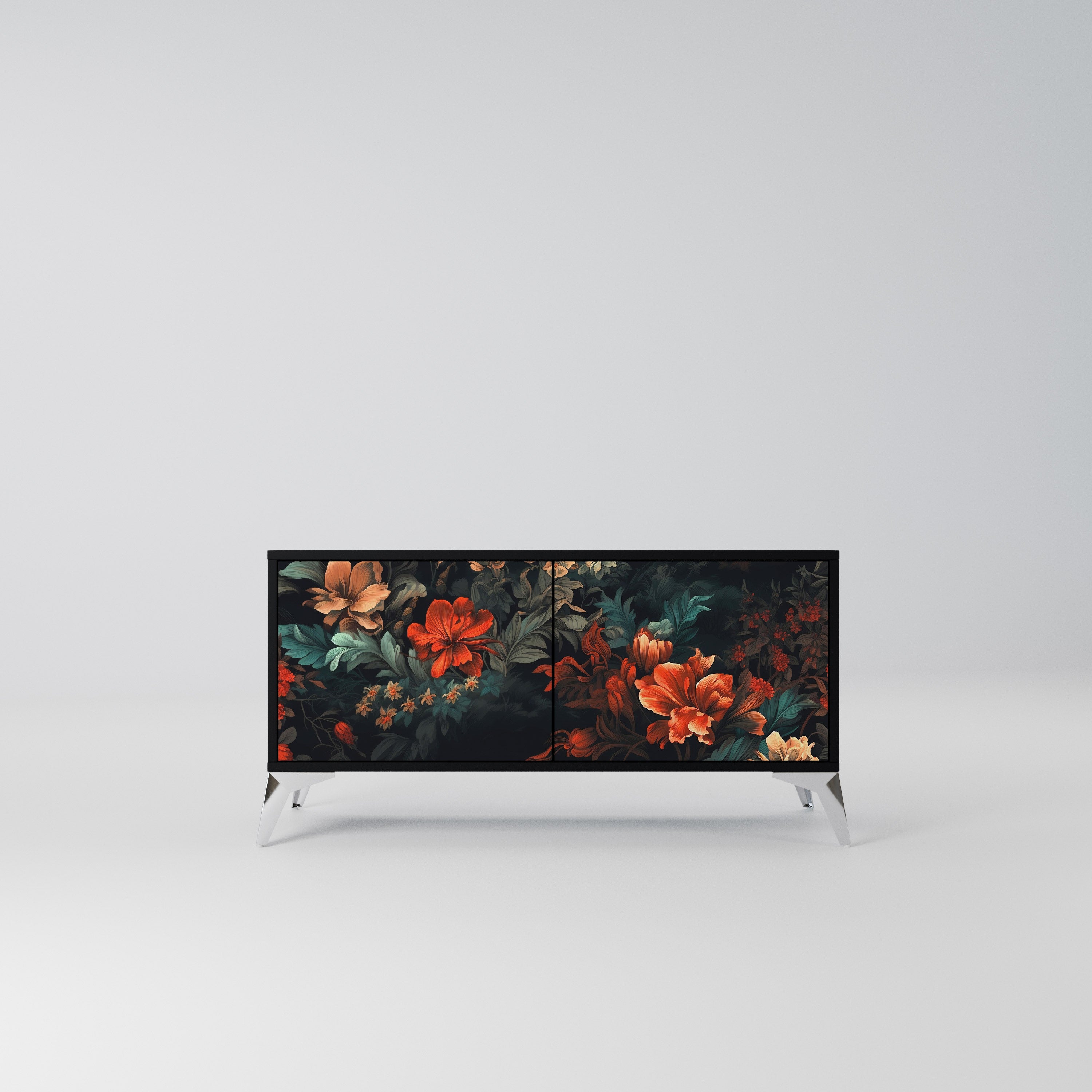 IMAGINARY BLOSSOM Kompaktowa szafka RTV 2-drzwiowa