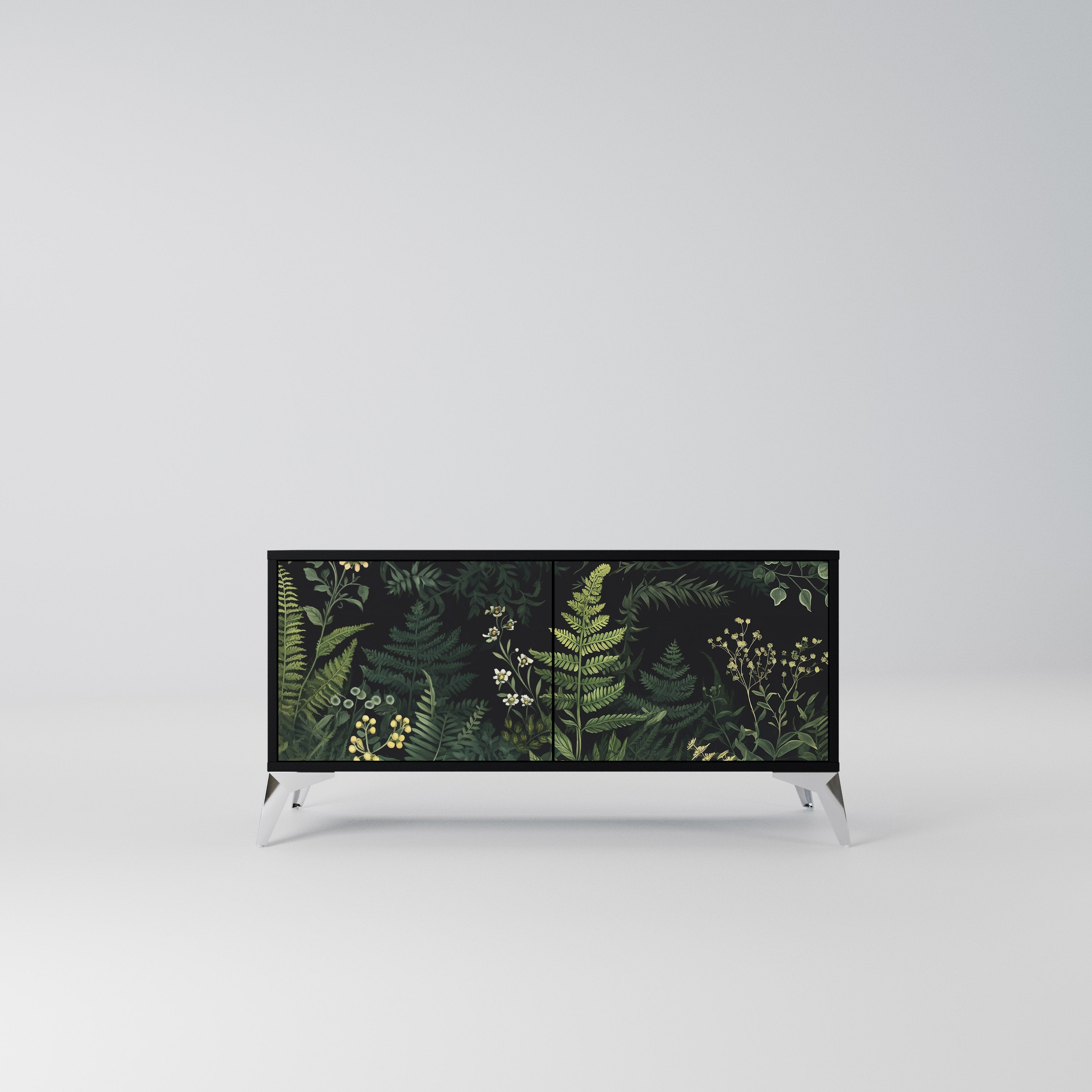FERN FLOWERS Kompaktowa szafka RTV 2-drzwiowa