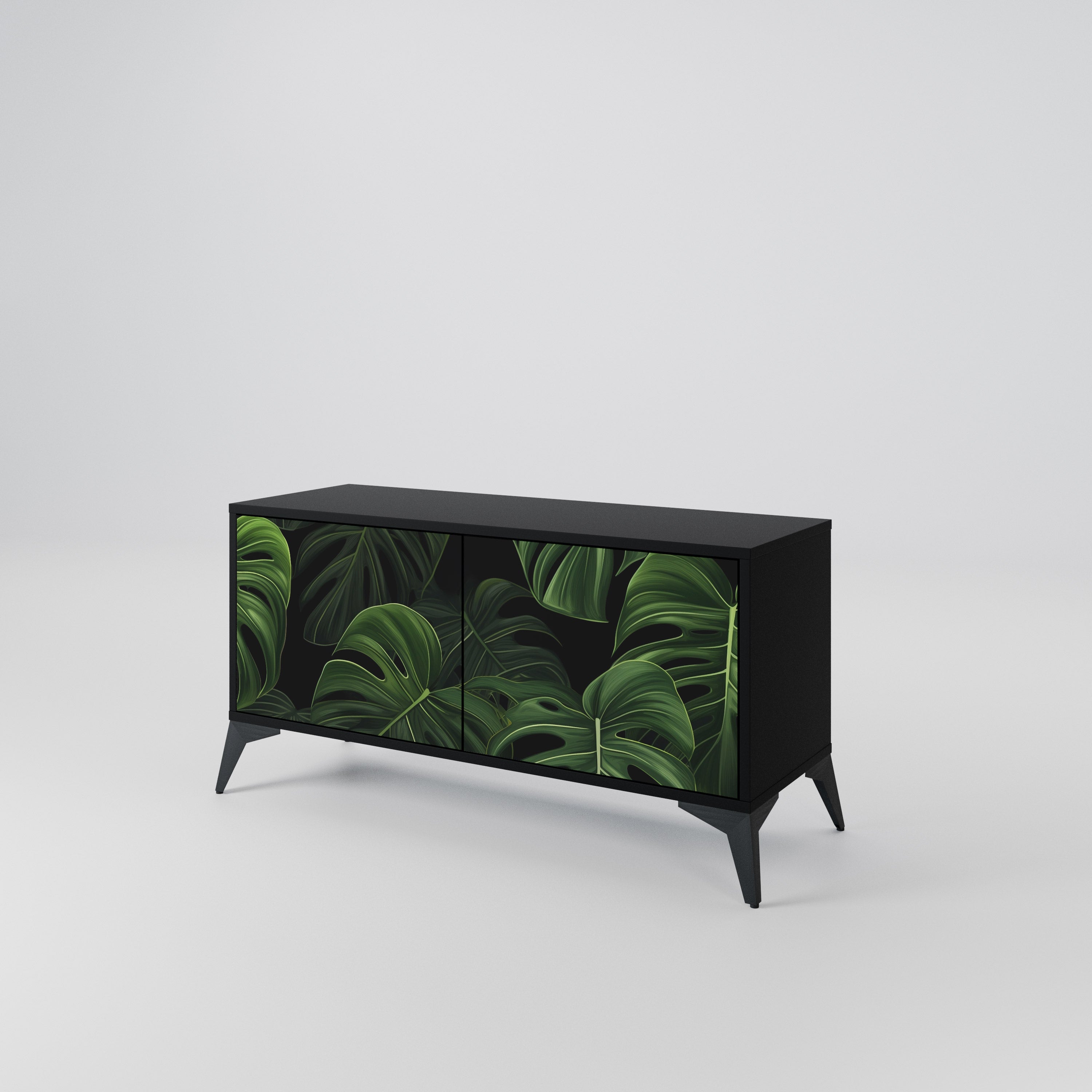 INFINITE MONSTERA Kompaktowa szafka RTV 2-drzwiowa