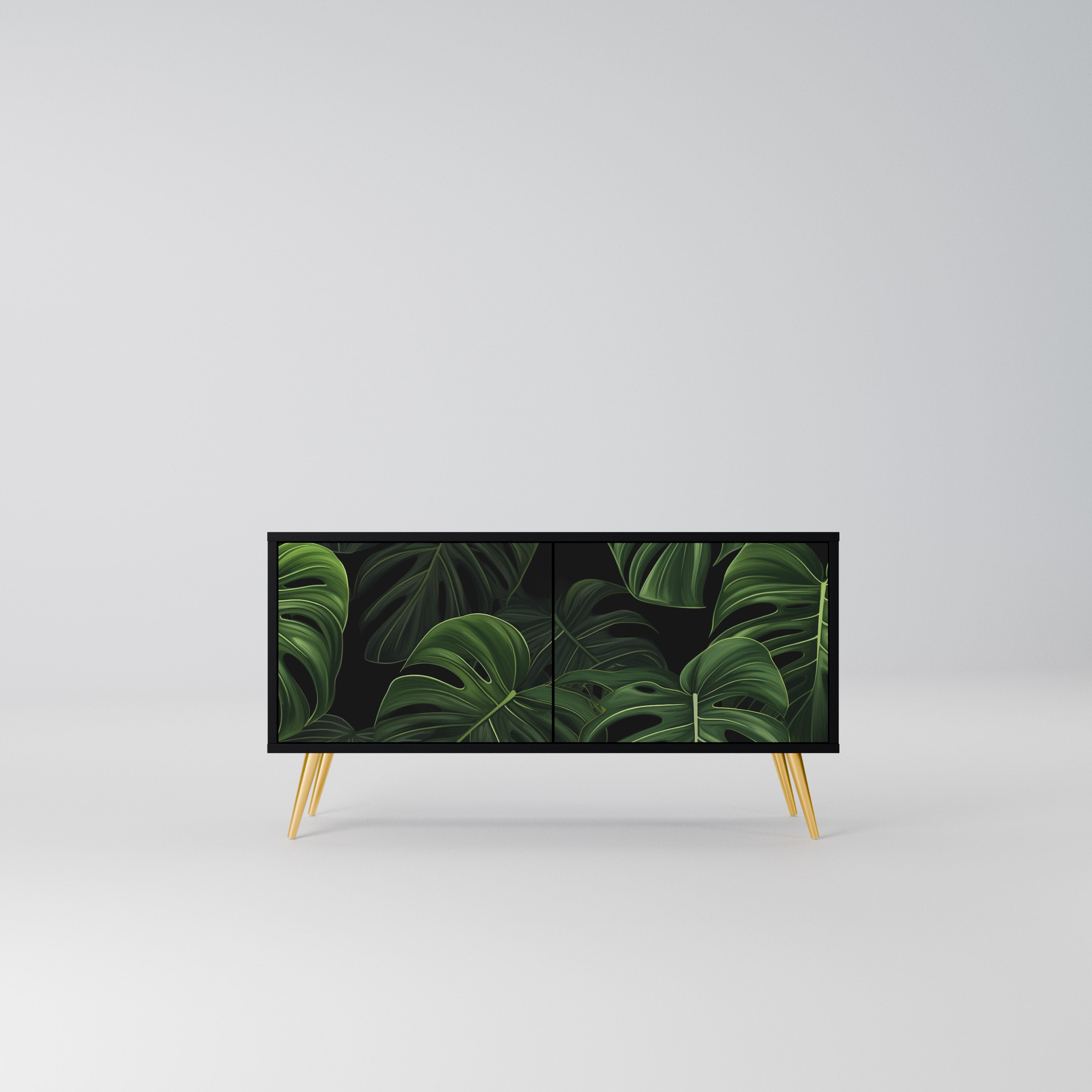 INFINITE MONSTERA Kompaktowa szafka RTV 2-drzwiowa