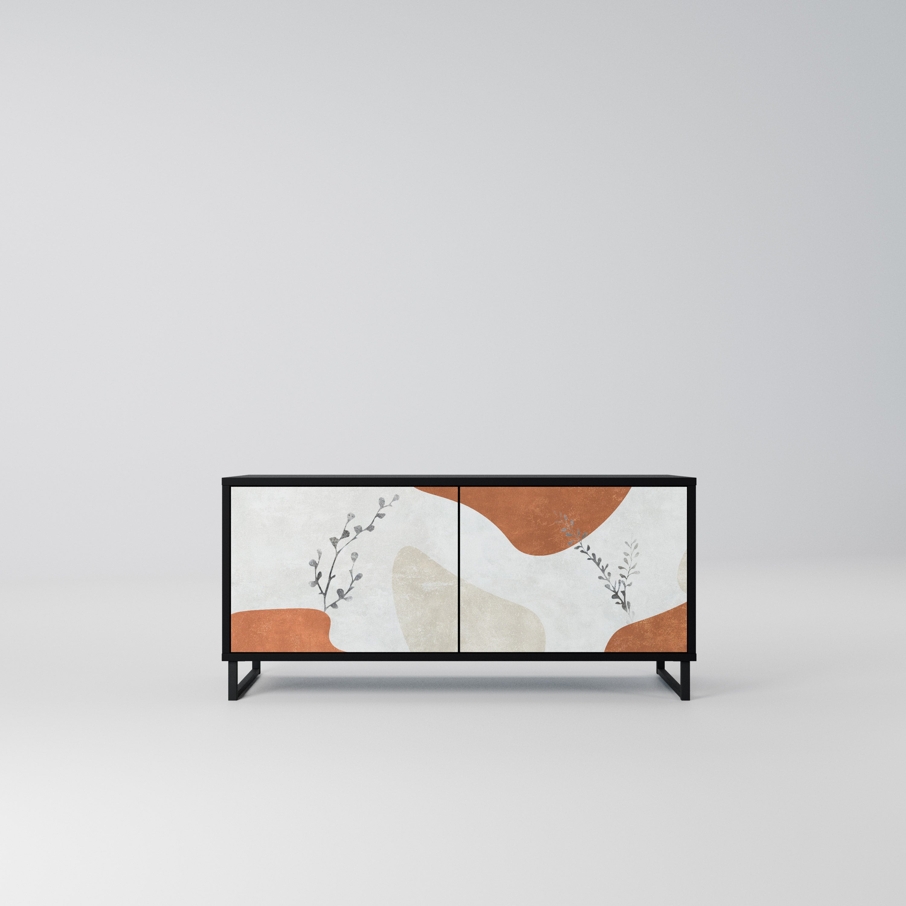 TRANQUIL TWIG Kompaktowa szafka RTV 2-drzwiowa