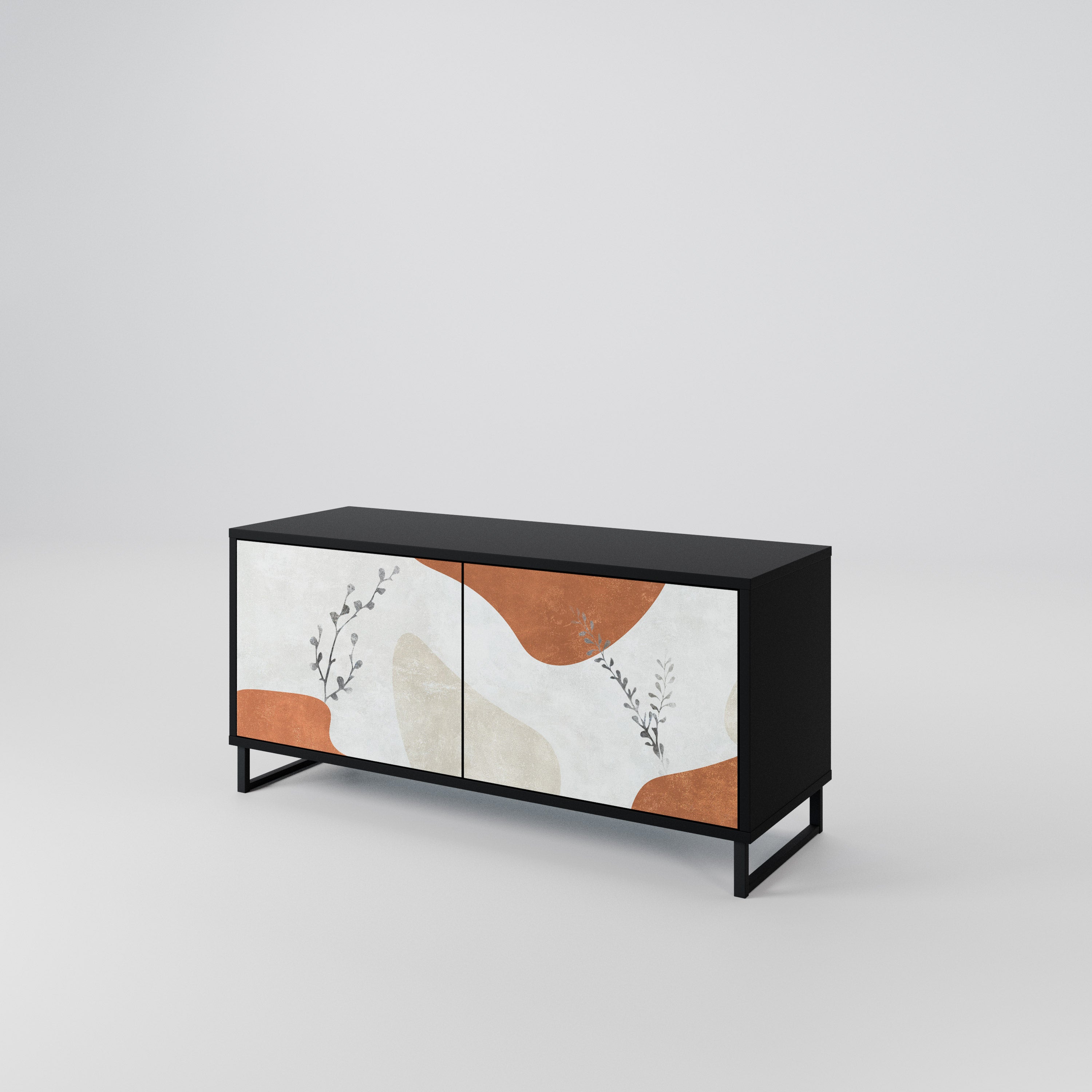 TRANQUIL TWIG Kompaktowa szafka RTV 2-drzwiowa