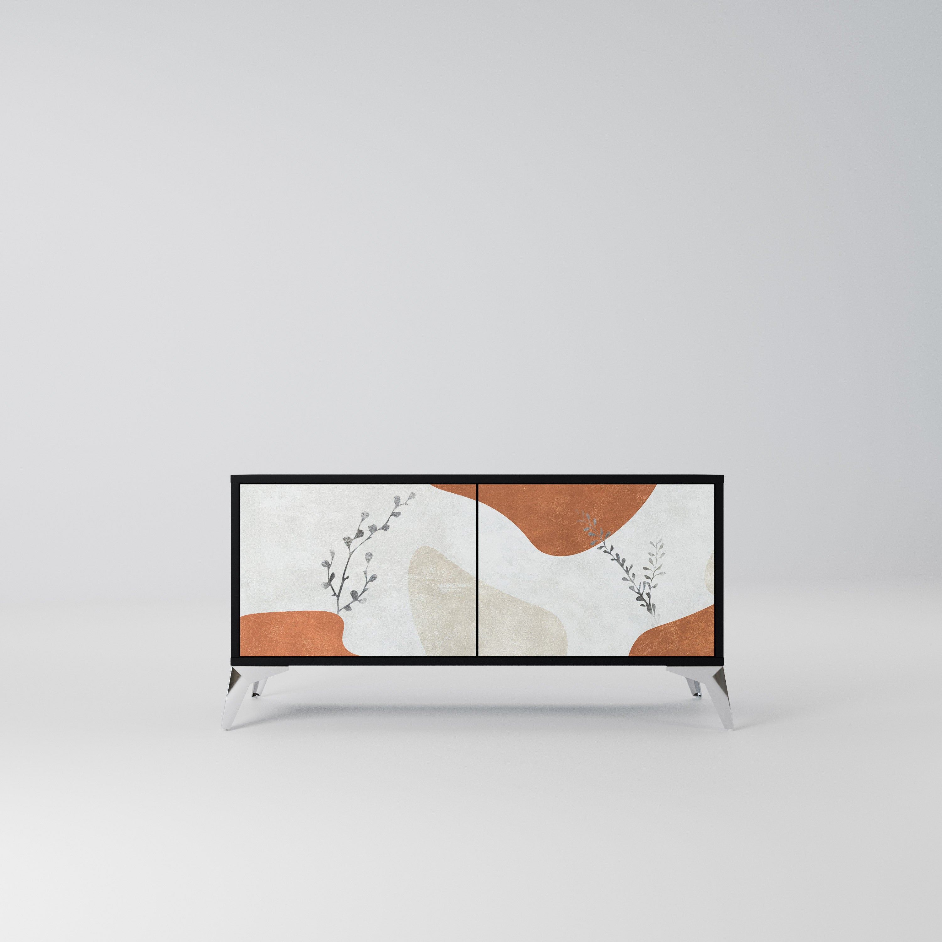 TRANQUIL TWIG Kompaktowa szafka RTV 2-drzwiowa