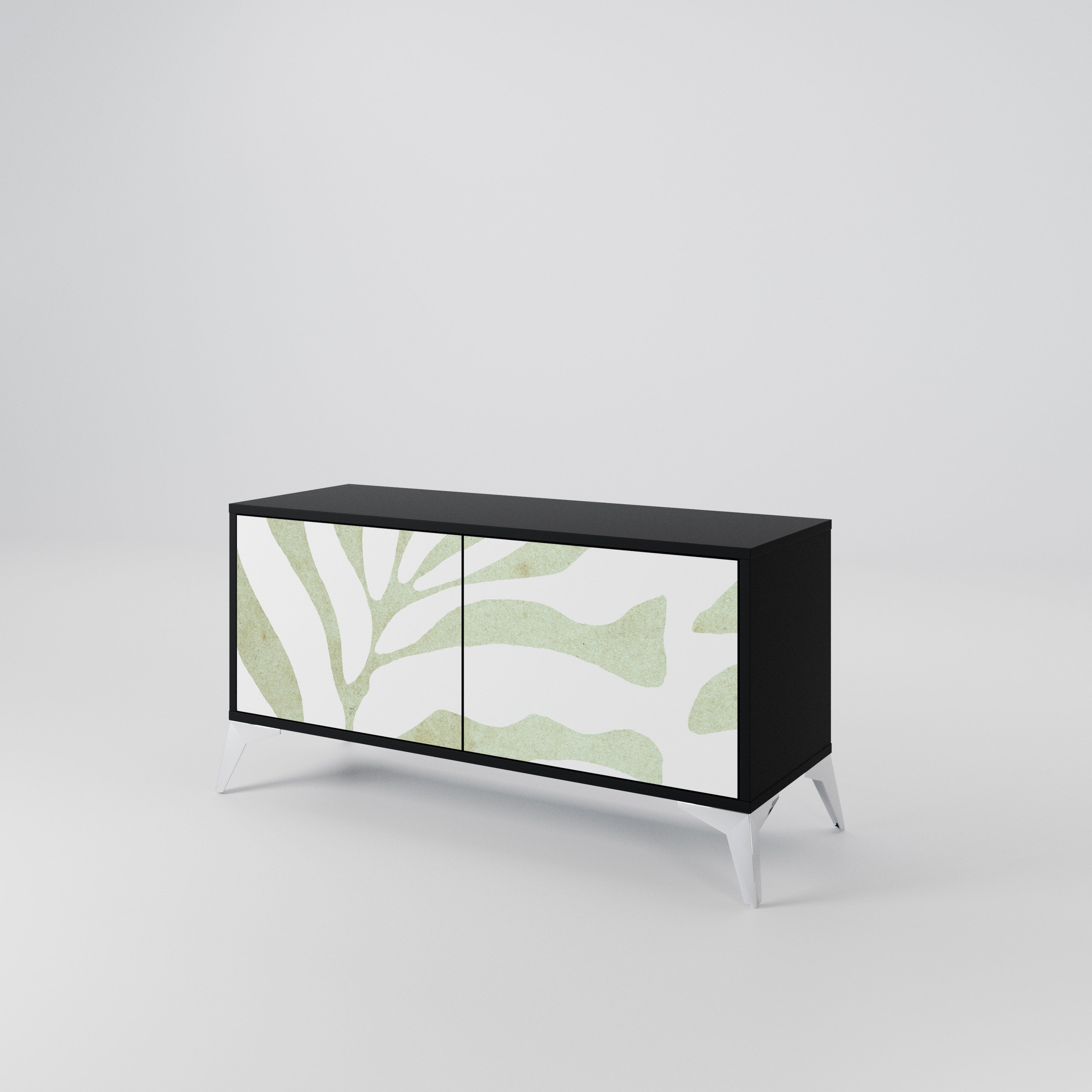 BOTANICAL SPARK Kompaktowa szafka RTV 2-drzwiowa