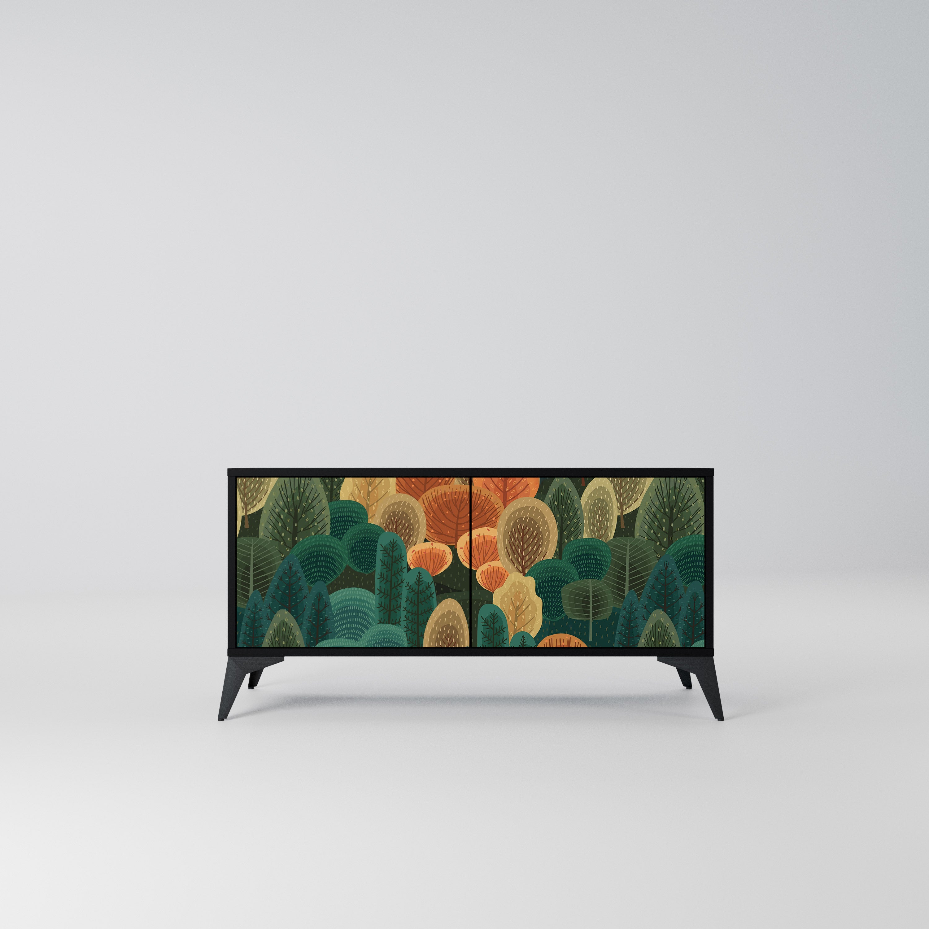 AUTUMN KALEIDOSCOPE Kompaktowa szafka RTV 2-drzwiowa