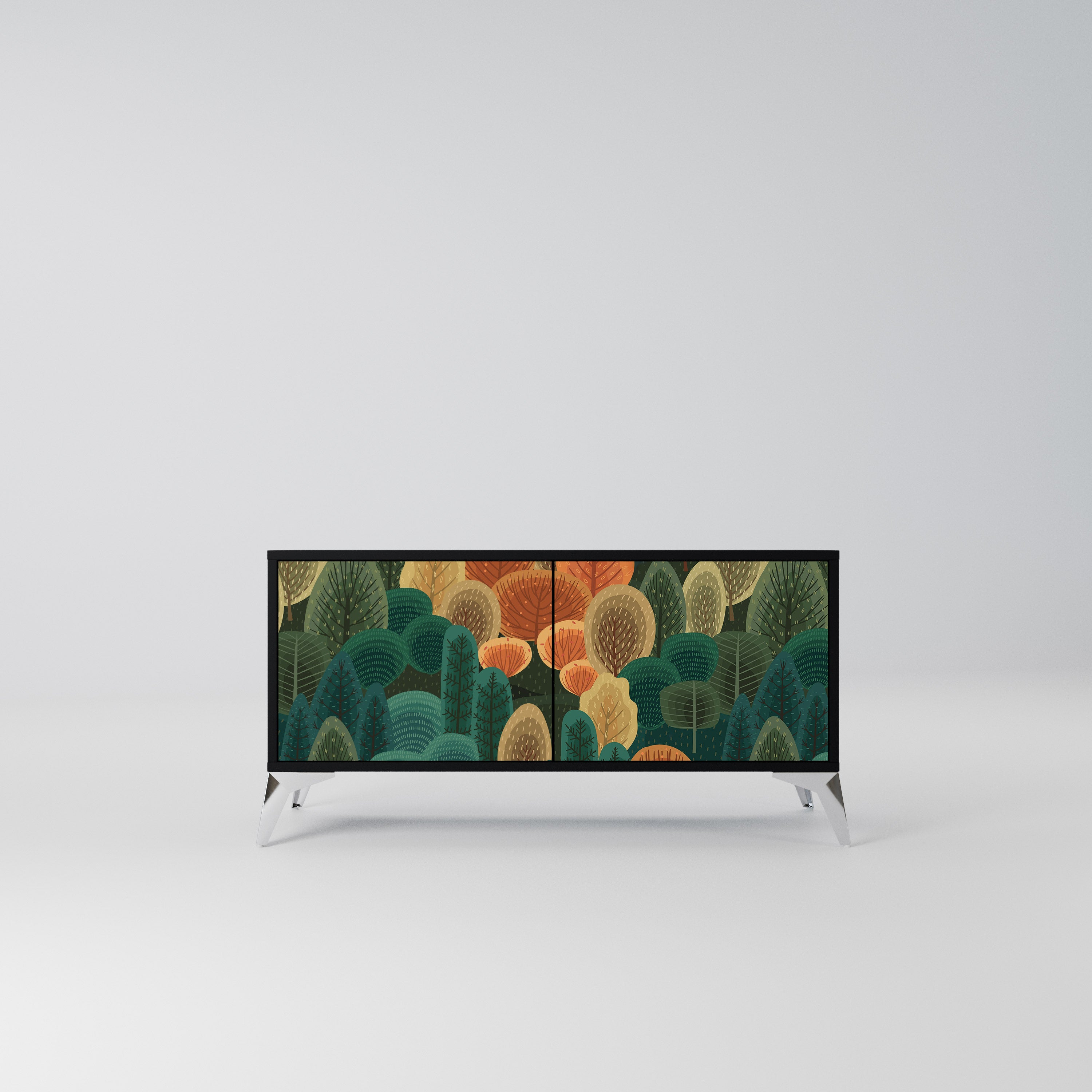 AUTUMN KALEIDOSCOPE Kompaktowa szafka RTV 2-drzwiowa