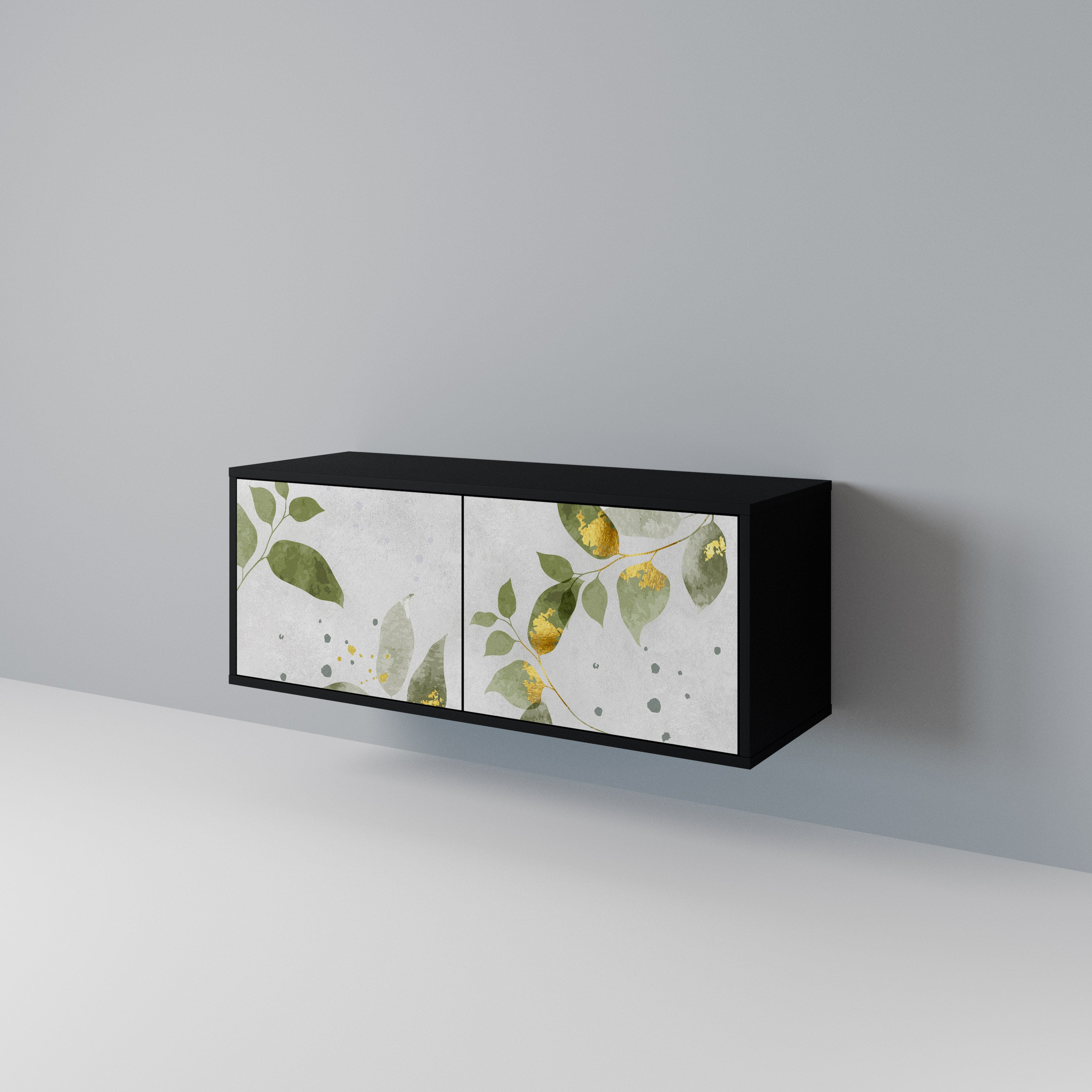 ELEGANT BOTANICS Kompaktowa szafka RTV 2-drzwiowa