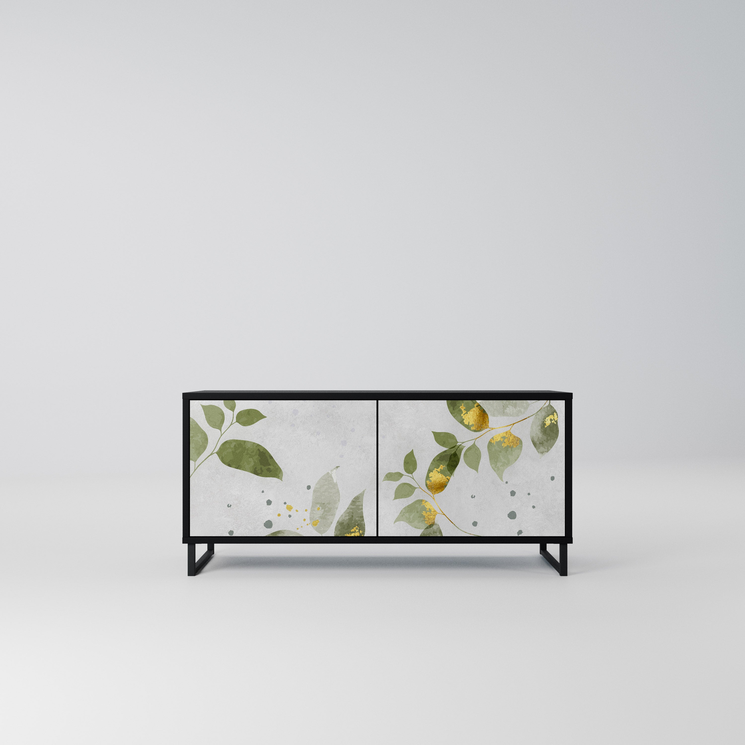 ELEGANT BOTANICS Kompaktowa szafka RTV 2-drzwiowa