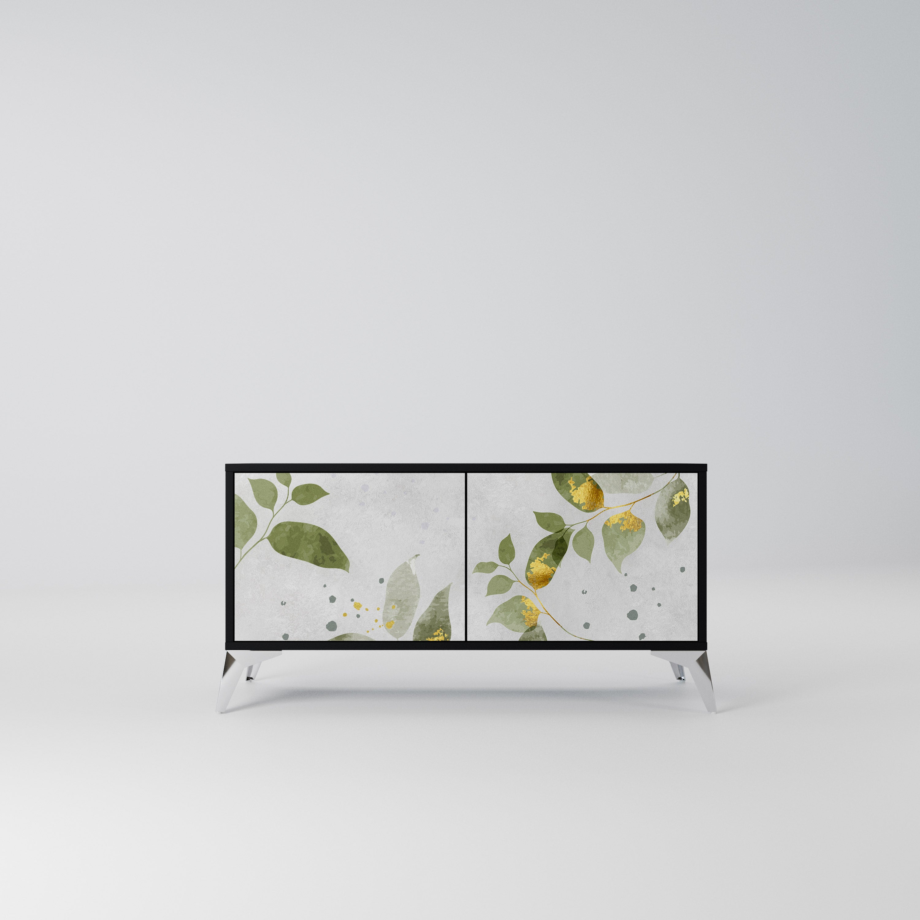 ELEGANT BOTANICS Kompaktowa szafka RTV 2-drzwiowa