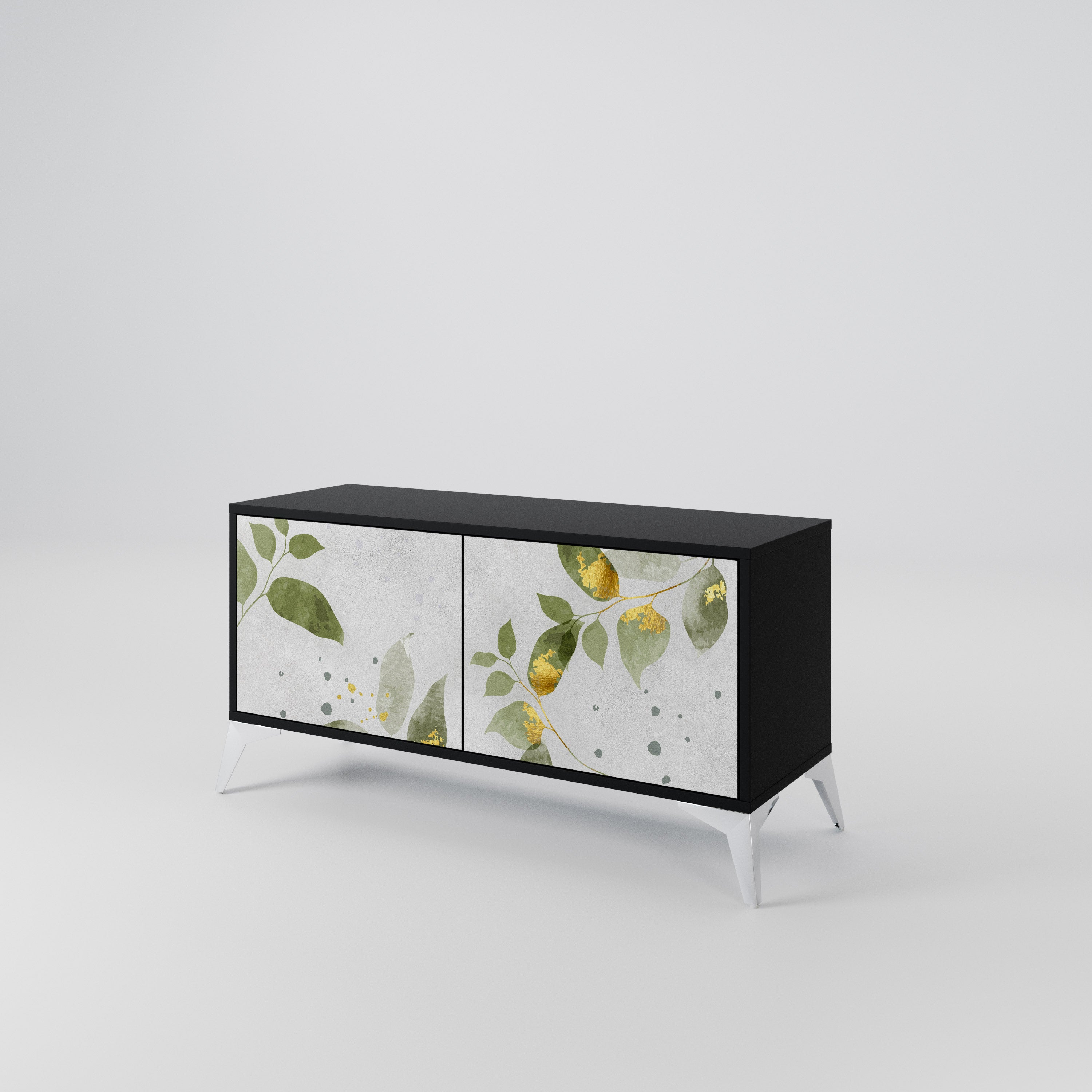ELEGANT BOTANICS Kompaktowa szafka RTV 2-drzwiowa