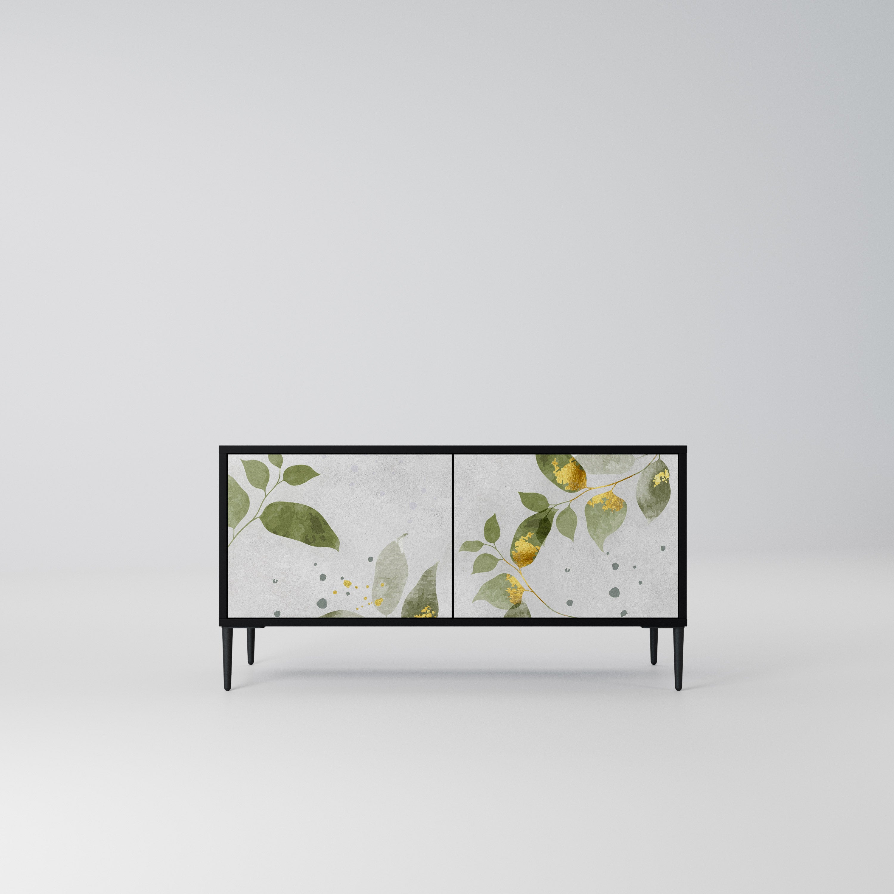 ELEGANT BOTANICS Kompaktowa szafka RTV 2-drzwiowa