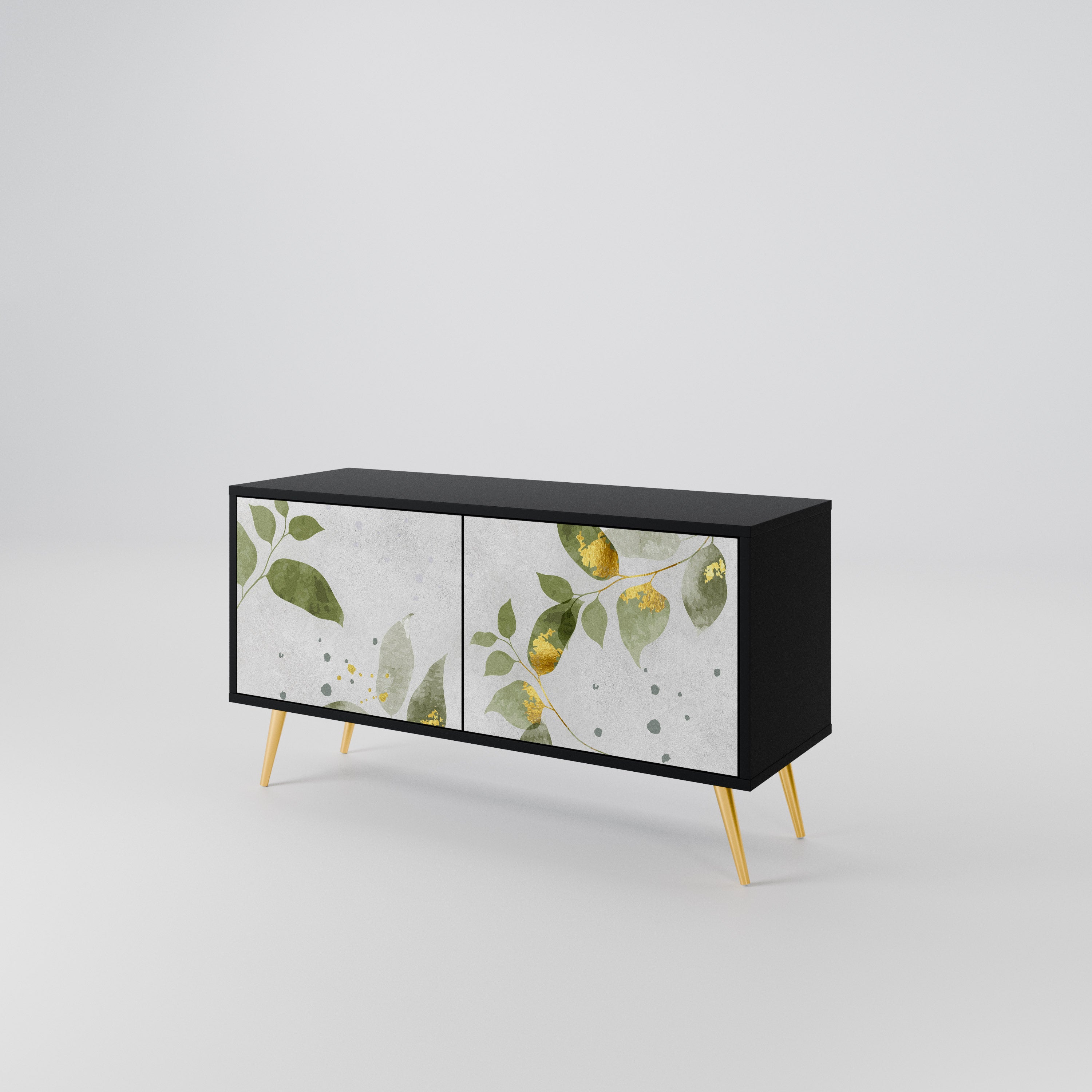 ELEGANT BOTANICS Kompaktowa szafka RTV 2-drzwiowa