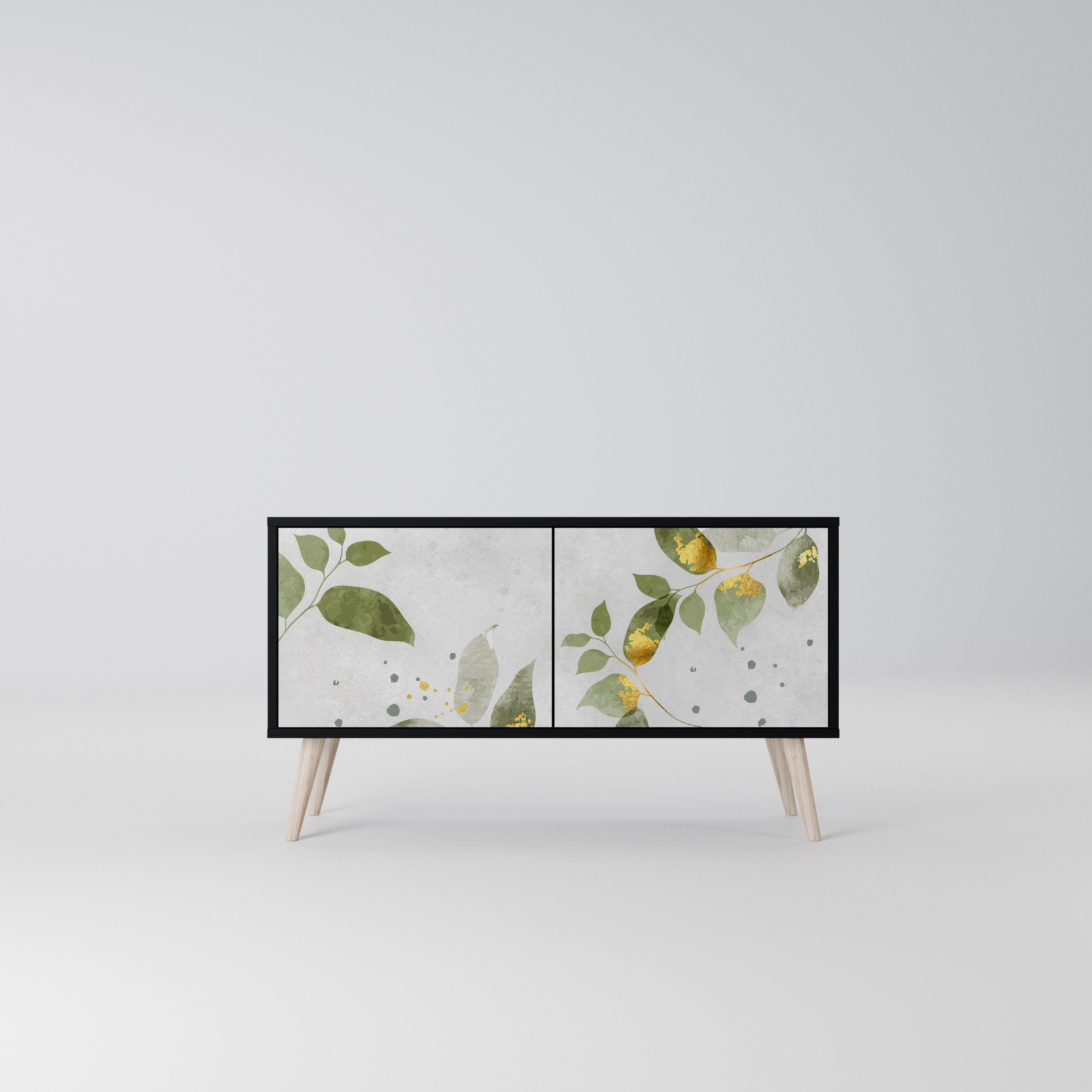 ELEGANT BOTANICS Kompaktowa szafka RTV 2-drzwiowa